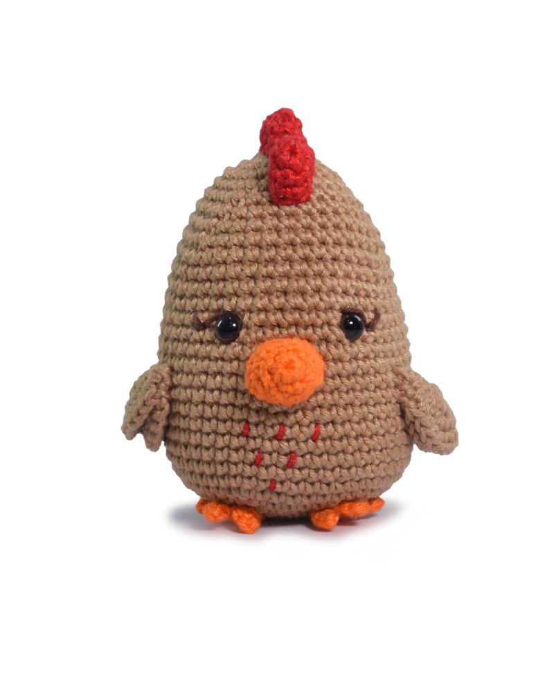 Hen Crochet Amigurumi Kit - Beginner