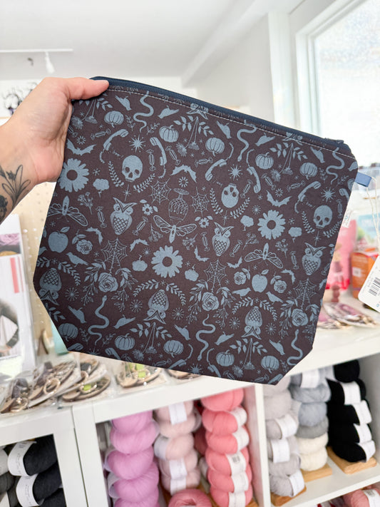 Dark Witch Vibes Tall Wedge Project Bag by JessaLu