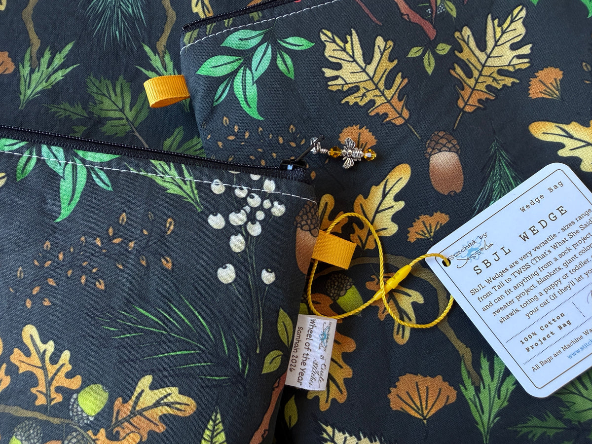 Witch of the Woods Exclusive Project Bags by Stitched by JessaLu - Samhain 2026