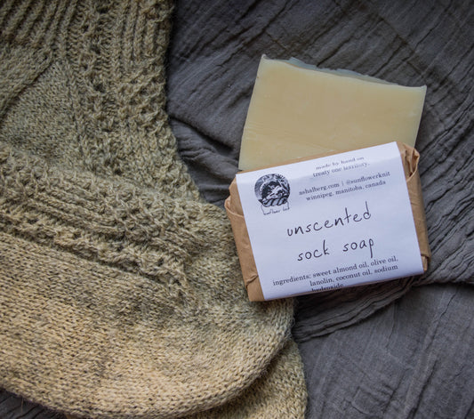 Handcrafted Sock Soap by Ash Alberg!