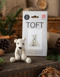 Mini Piotr the Polar Bear Crochet Kit