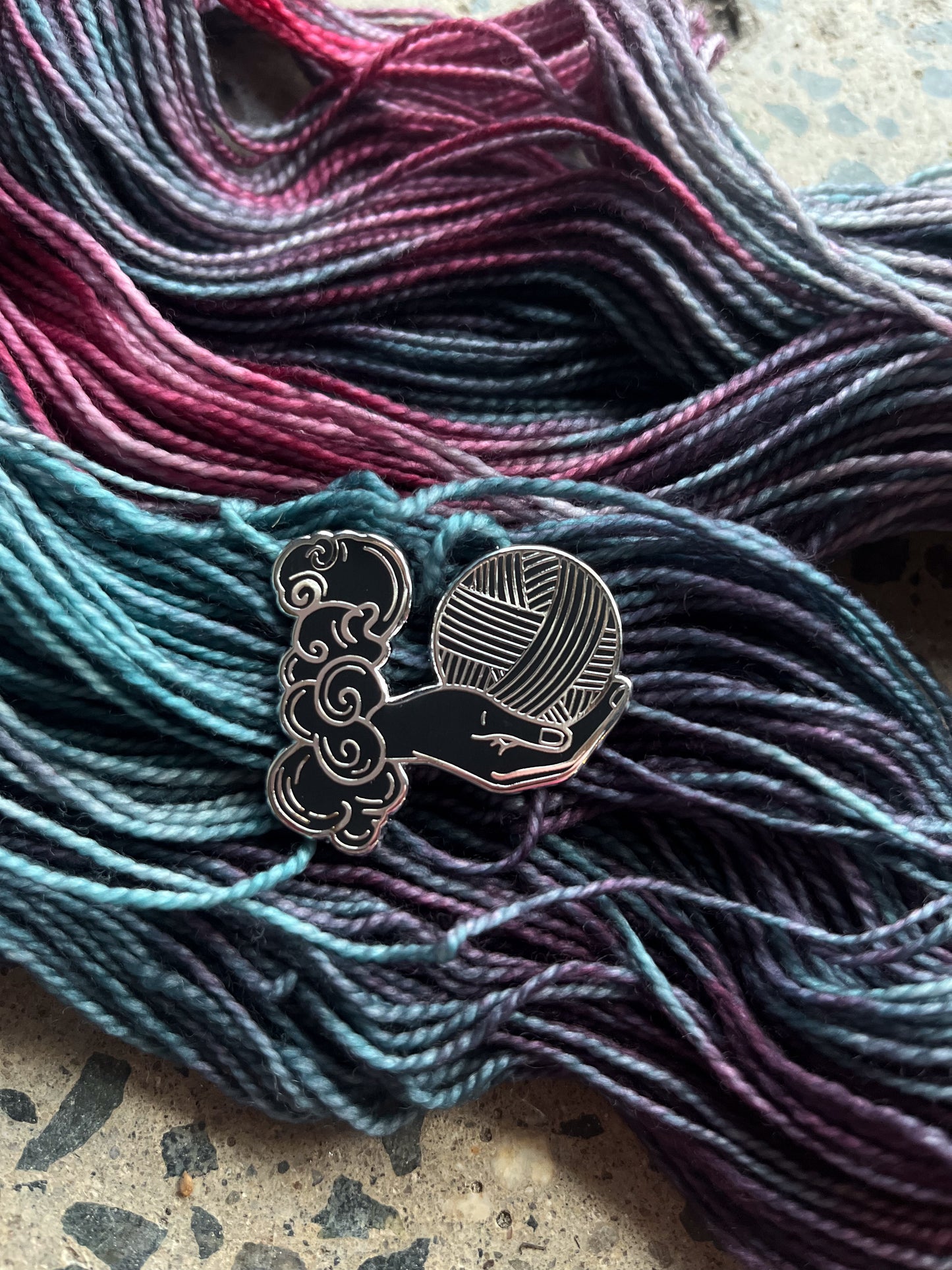 Yarn Tarot Enamel Pins