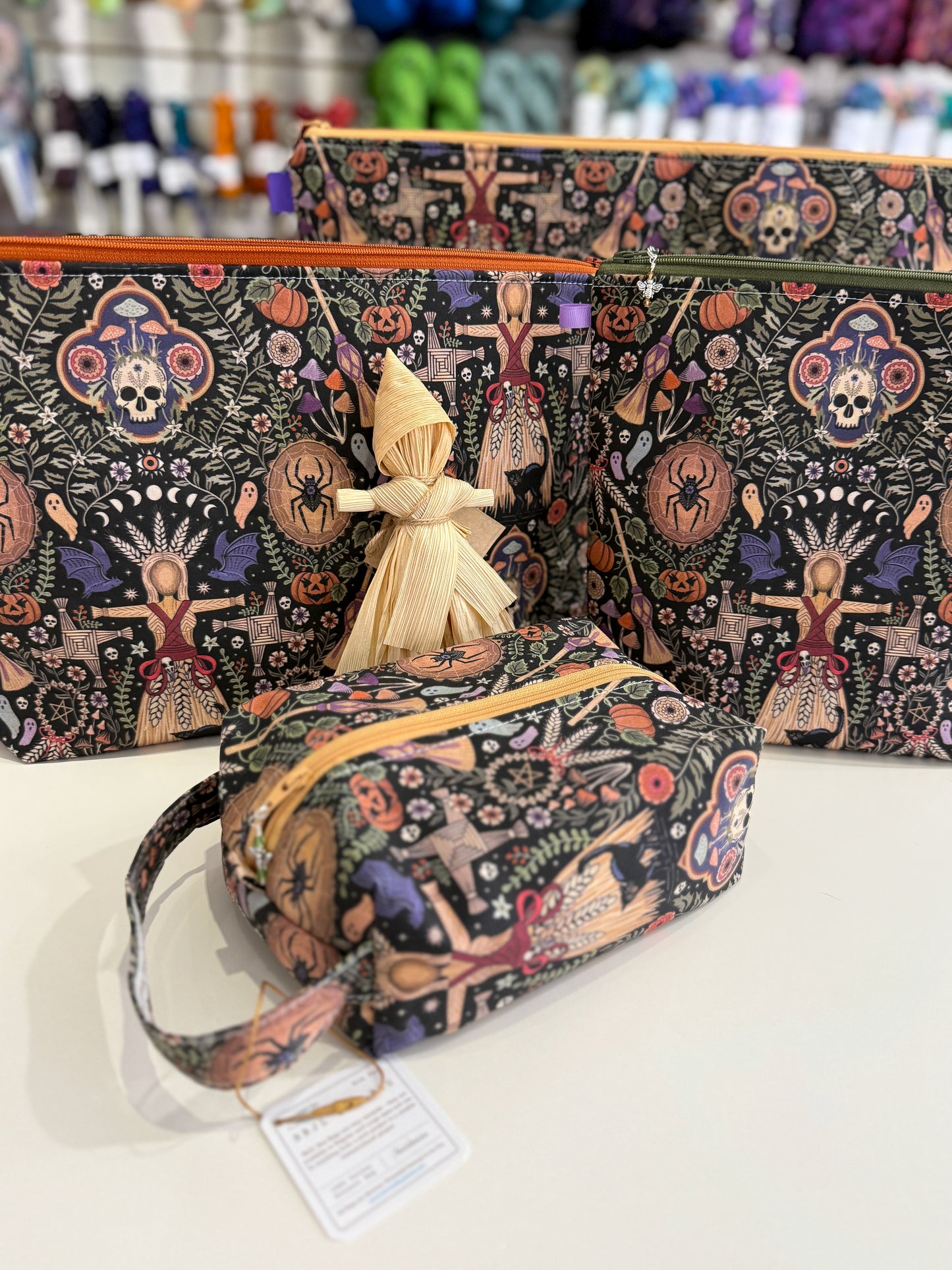 Imbolc Corn Dolly Exclusive Project Bags by Stitched by JessaLu