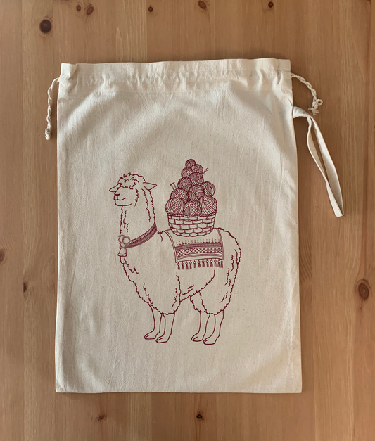 Alpaca Project Bag by Dawn Kathryn Studio