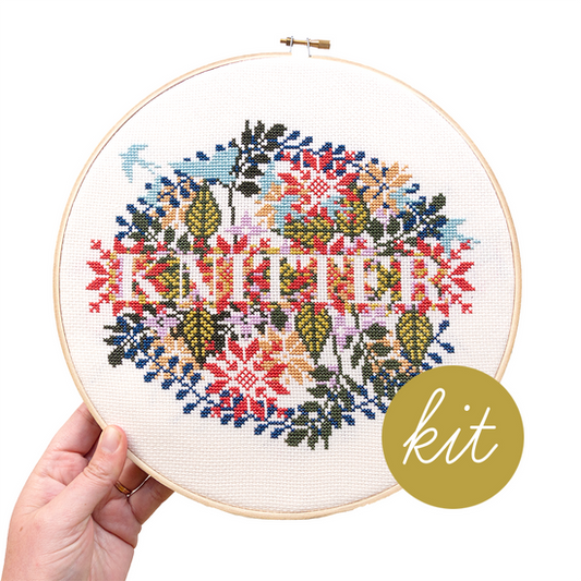 Knitter Cross Stitch Kit
