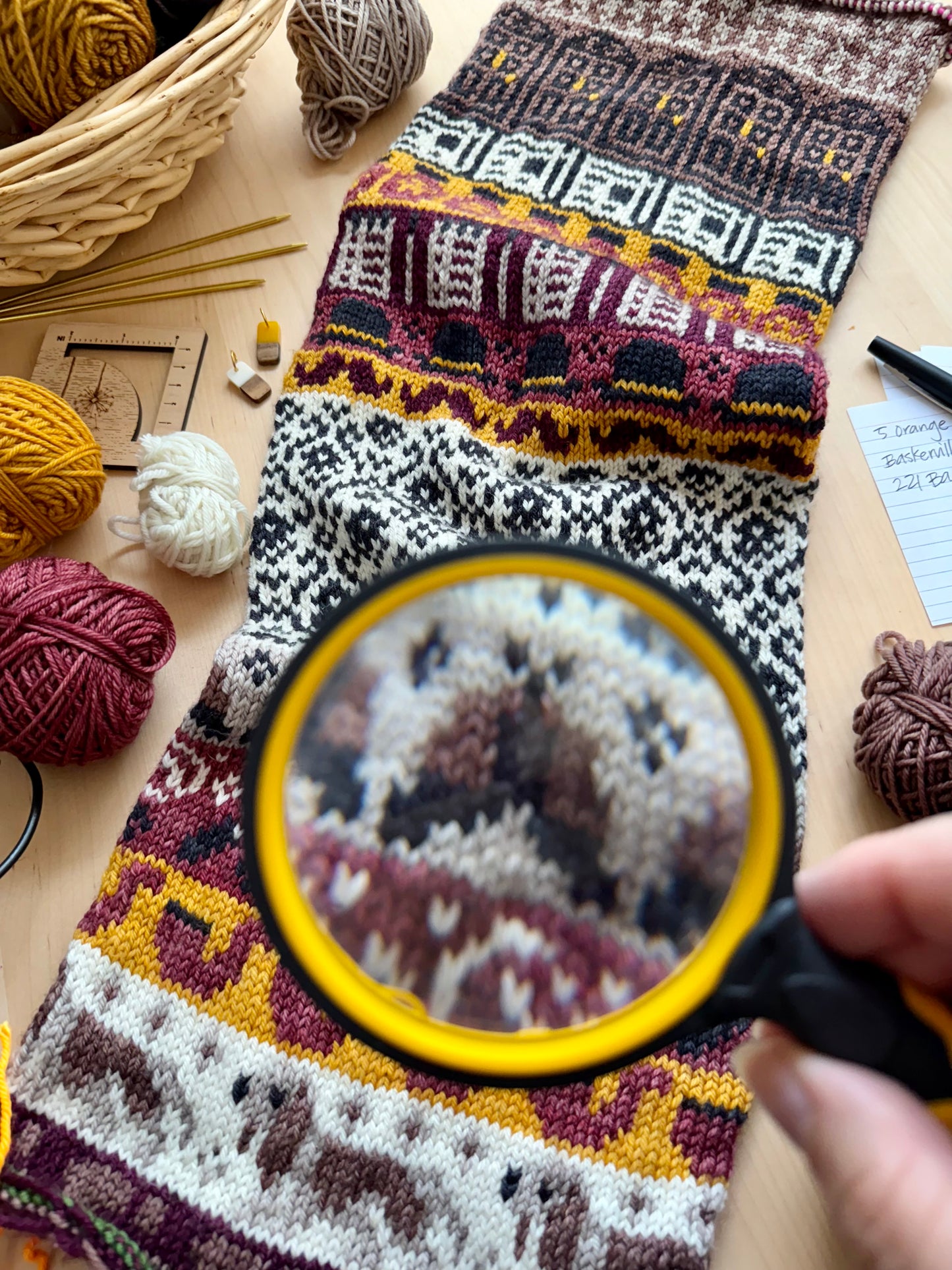Detective Doodle Card Deck Foil Pack - Colorwork Knitting Charts