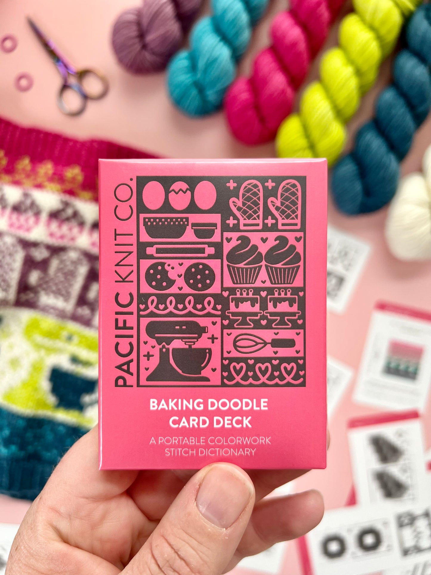 Baking Doodle Card Deck Expansion - Colorwork Knitting Charts