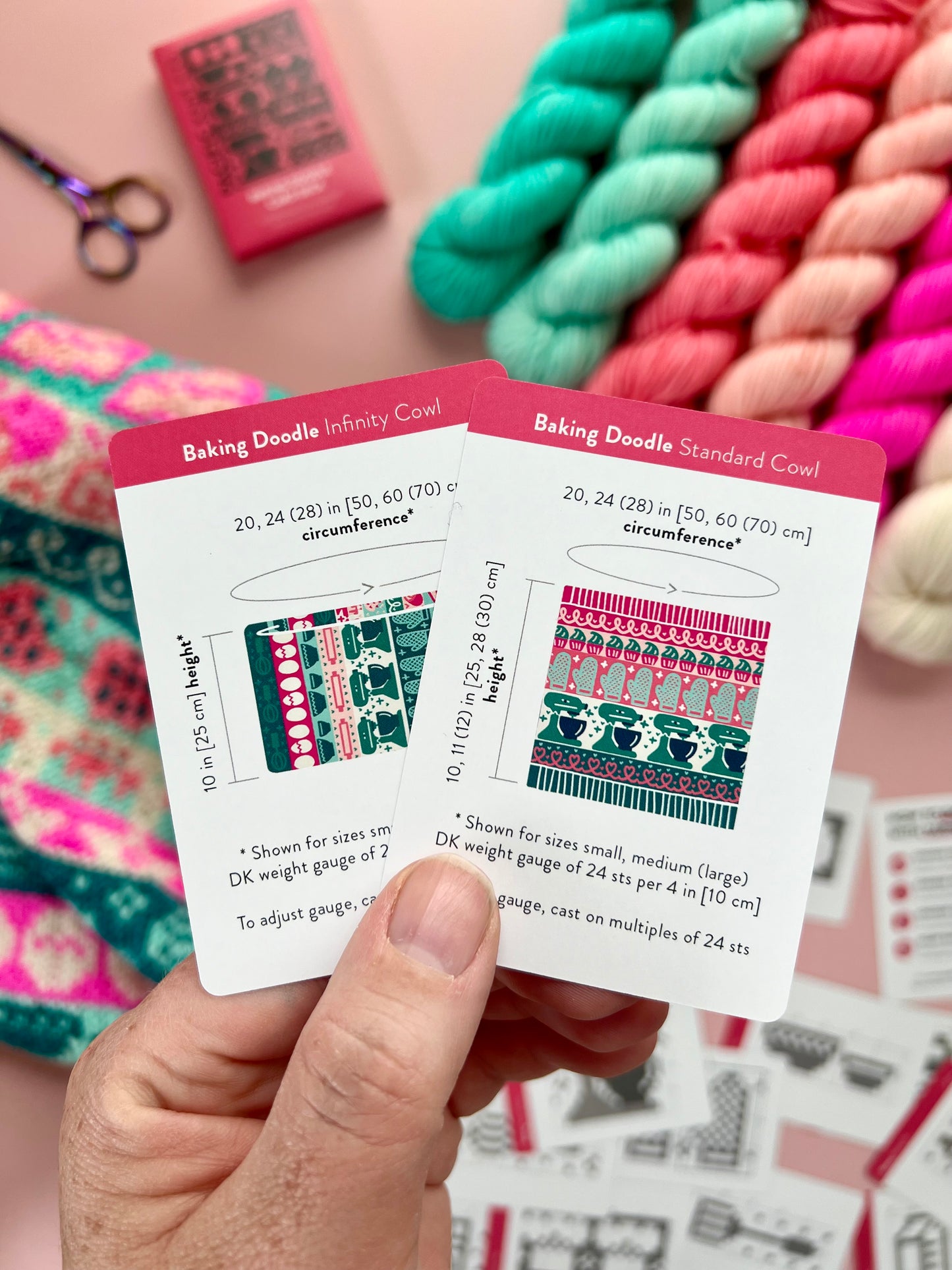 Baking Doodle Card Deck Expansion - Colorwork Knitting Charts