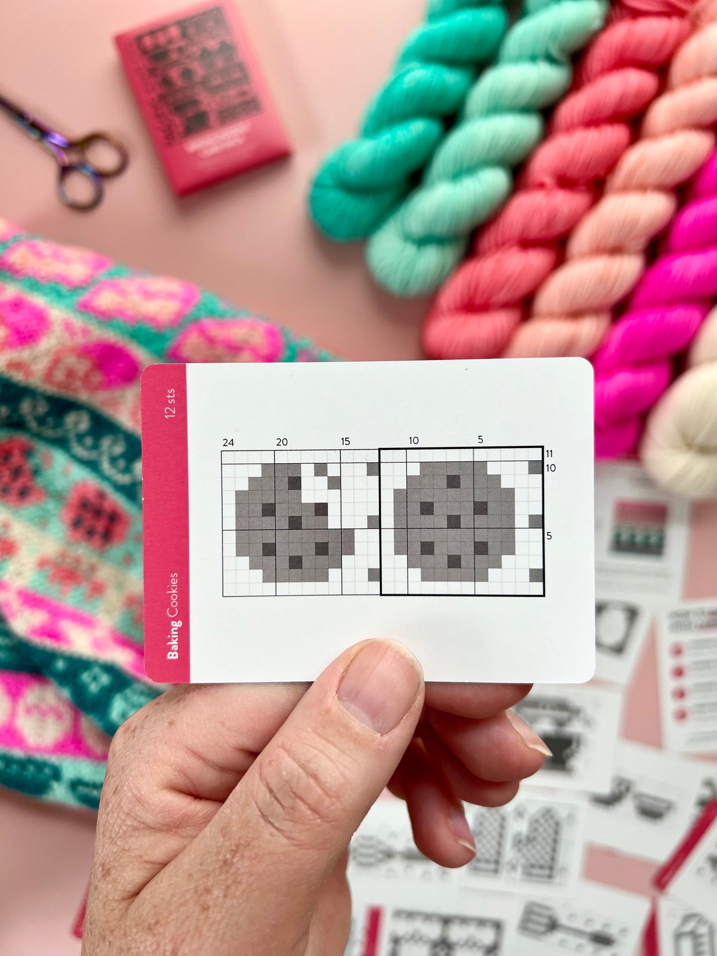 Baking Doodle Card Deck Expansion - Colorwork Knitting Charts