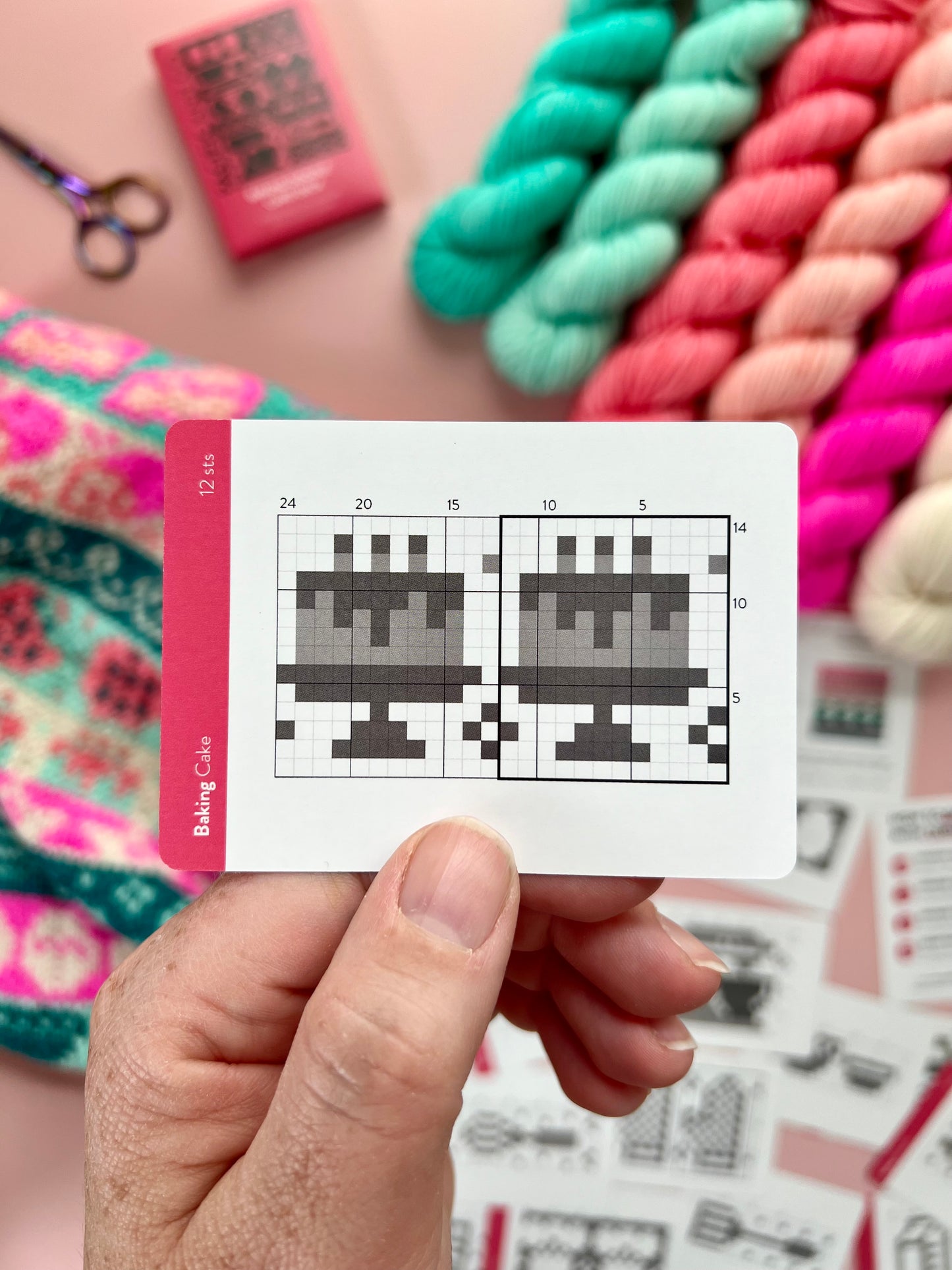 Baking Doodle Card Deck Expansion - Colorwork Knitting Charts