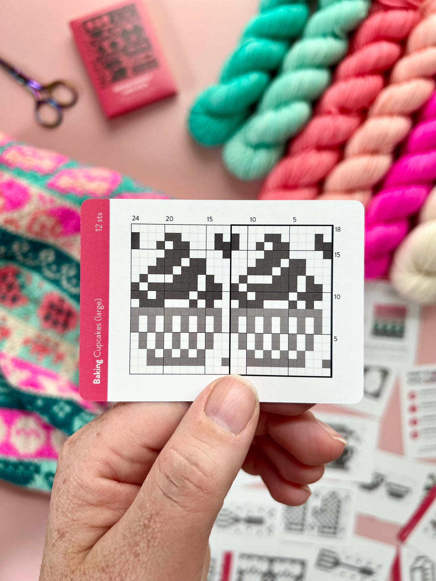 Baking Doodle Card Deck Expansion - Colorwork Knitting Charts