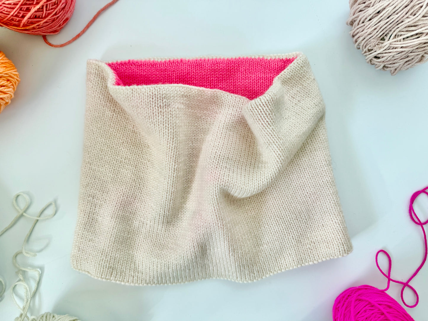 Base Doodle Reversible Cowl - DK - Create Your Own Design