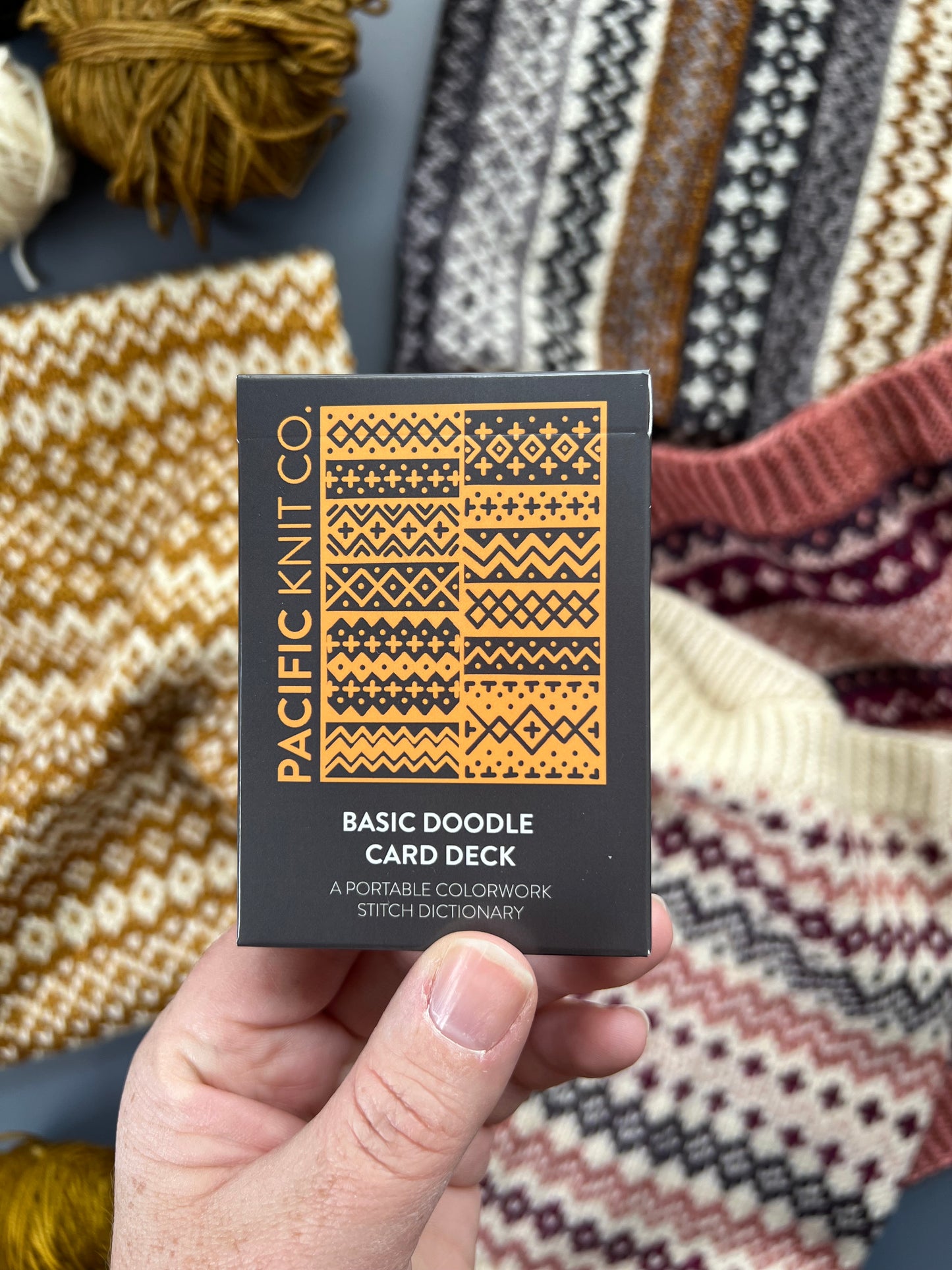 Basic Doodle Core Card Deck - Colorwork Knitting Charts