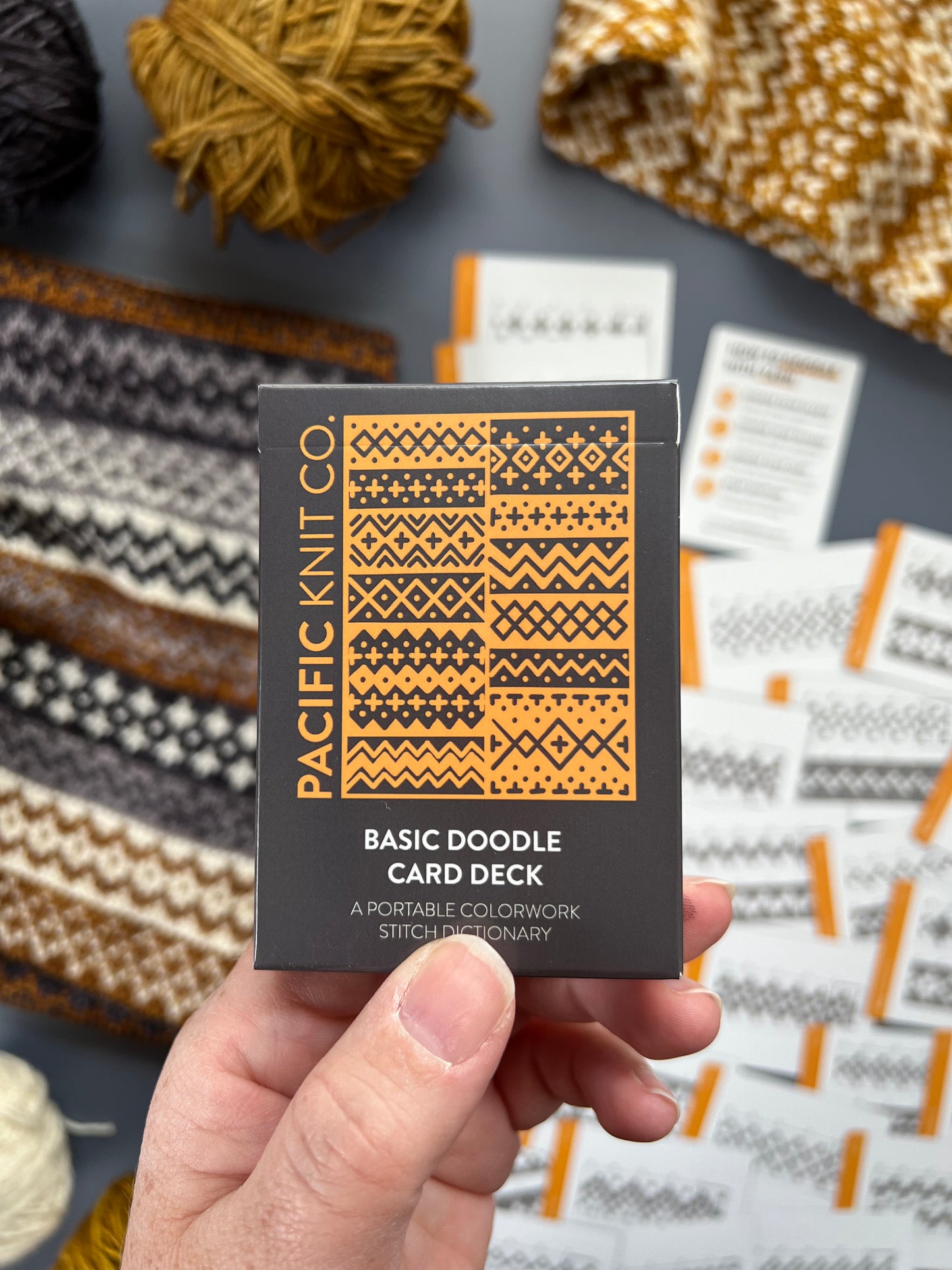 Basic Doodle Core Card Deck - Colorwork Knitting Charts