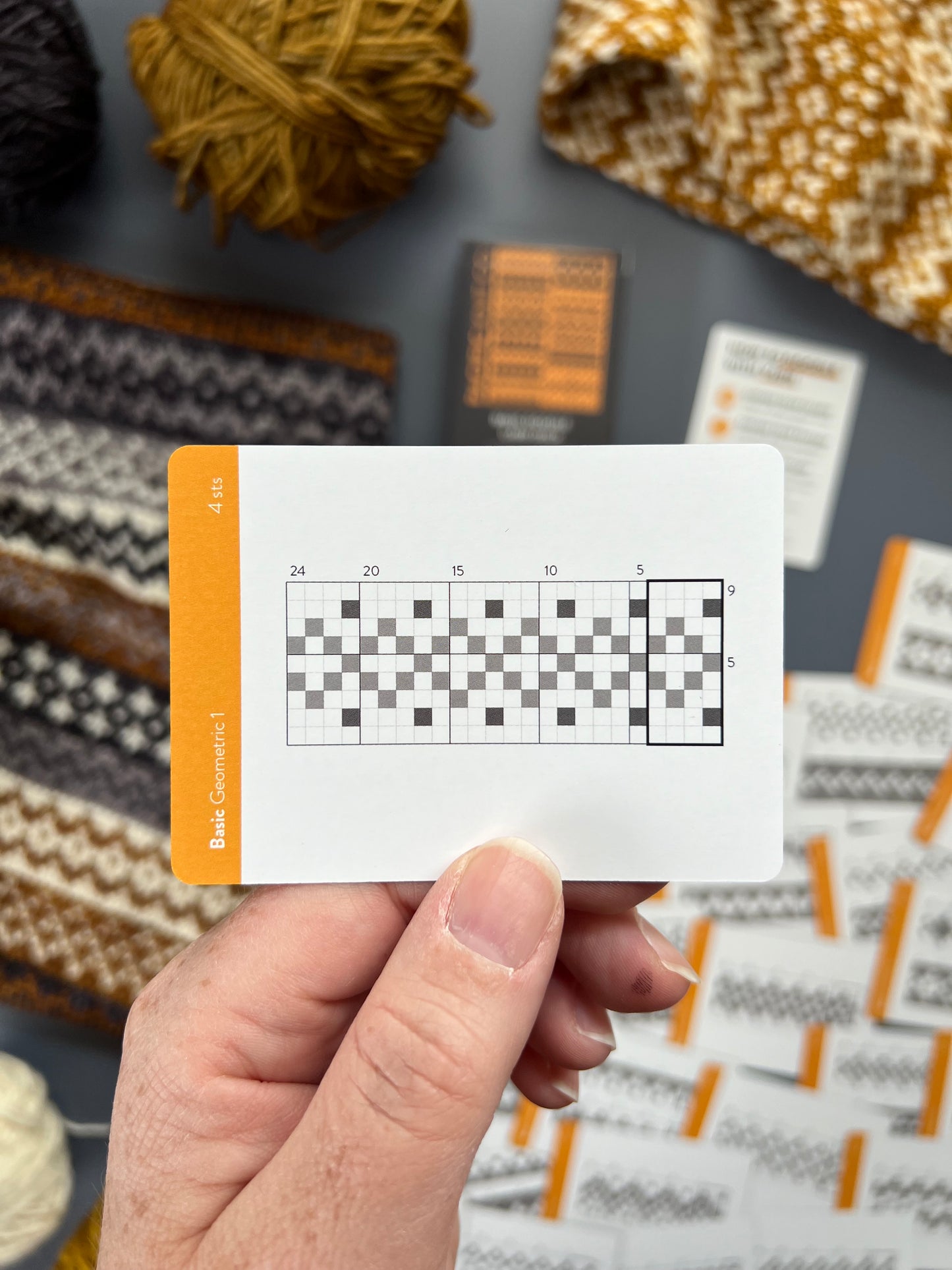 Basic Doodle Core Card Deck - Colorwork Knitting Charts