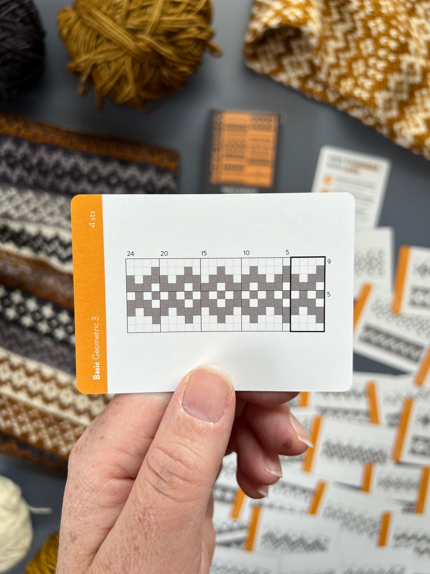 Basic Doodle Core Card Deck - Colorwork Knitting Charts
