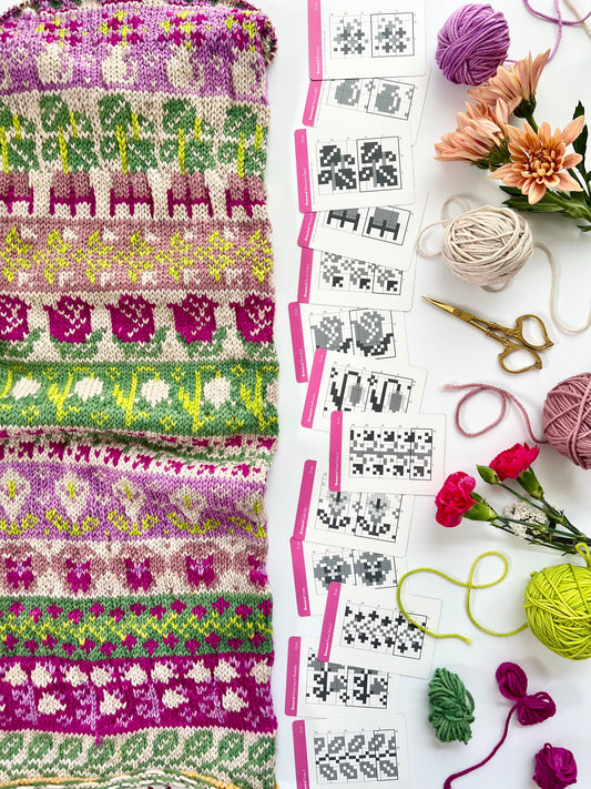 Botanical Doodle Deck Expansion Pack - Colorwork Knitting Charts