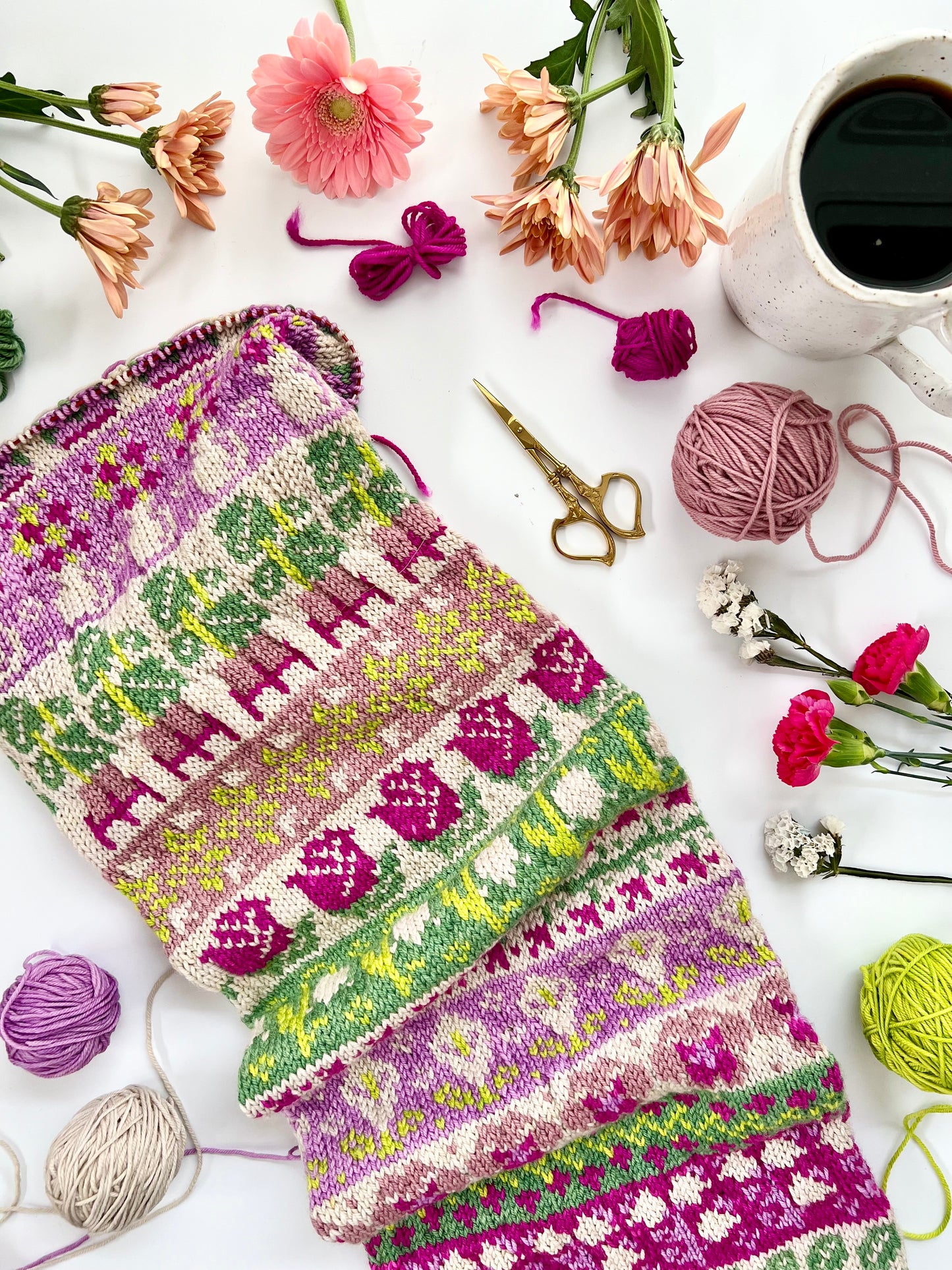 Botanical Doodle Deck Expansion Pack - Colorwork Knitting Charts