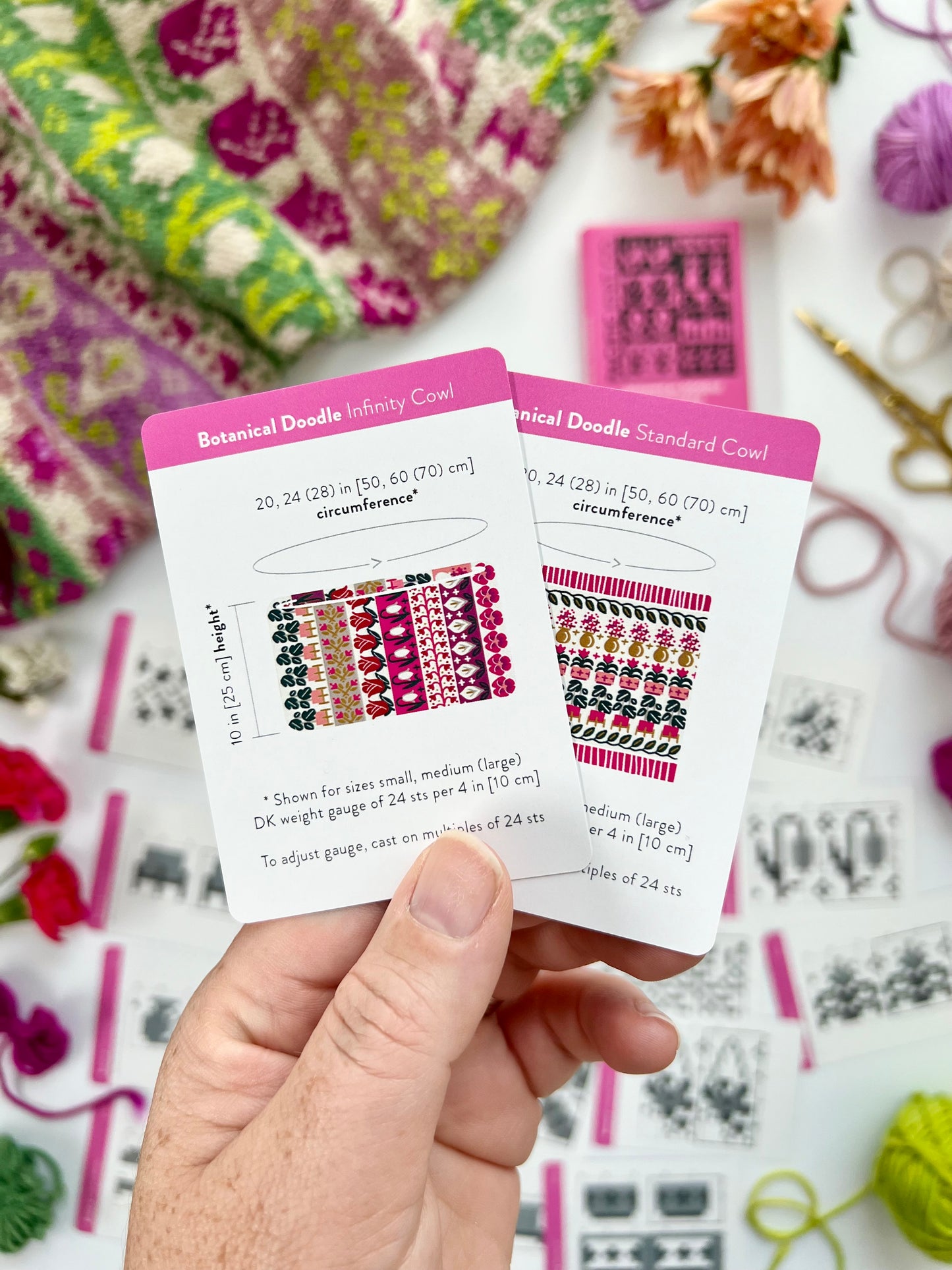 Botanical Doodle Deck Expansion Pack - Colorwork Knitting Charts