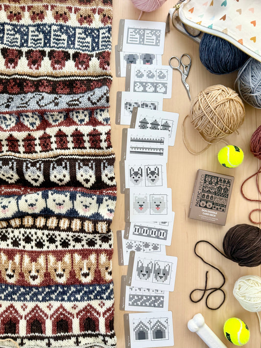 Dog Doodle Card Deck Expansion - Colorwork Knitting Charts