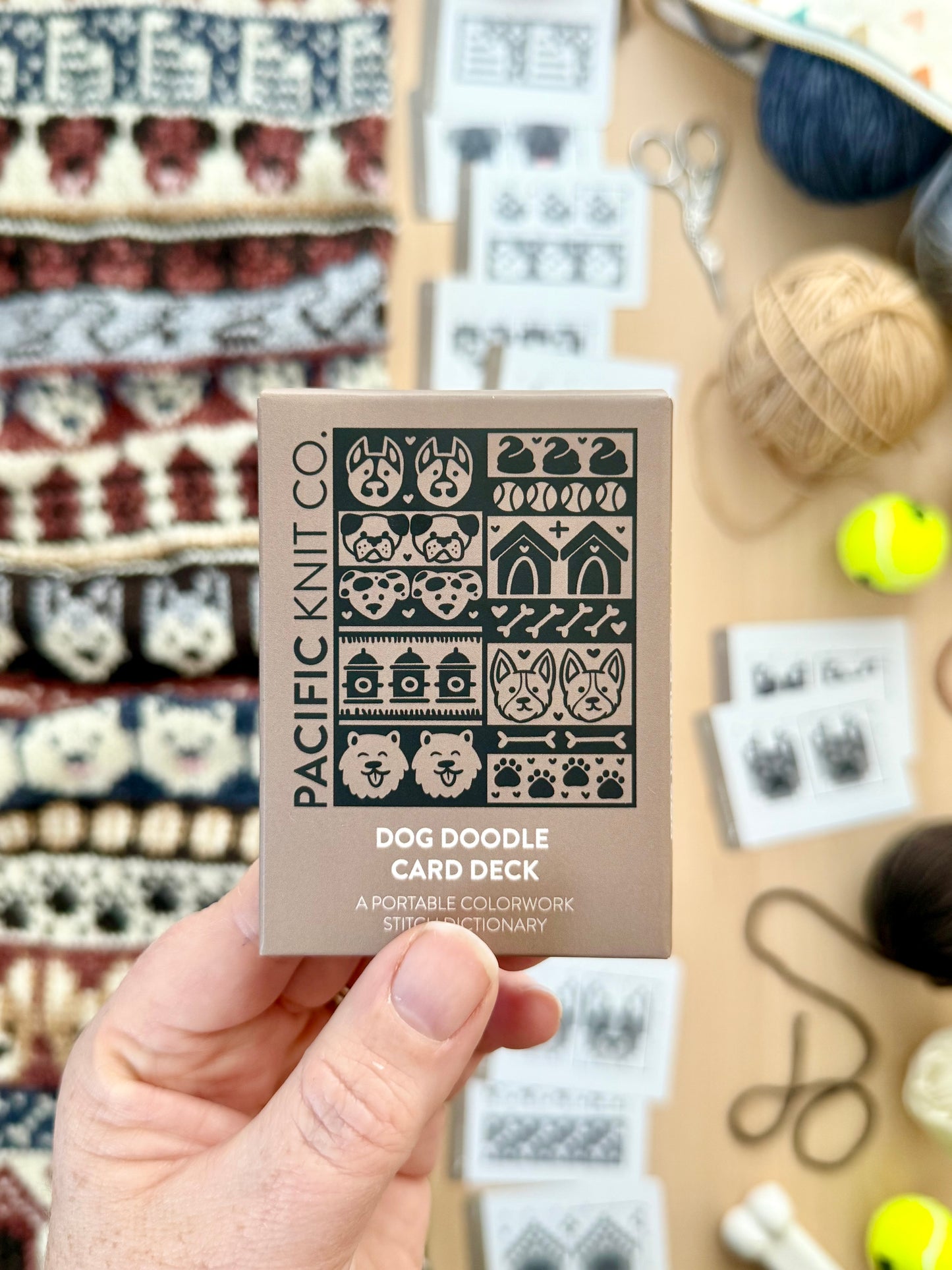 Dog Doodle Card Deck Expansion - Colorwork Knitting Charts