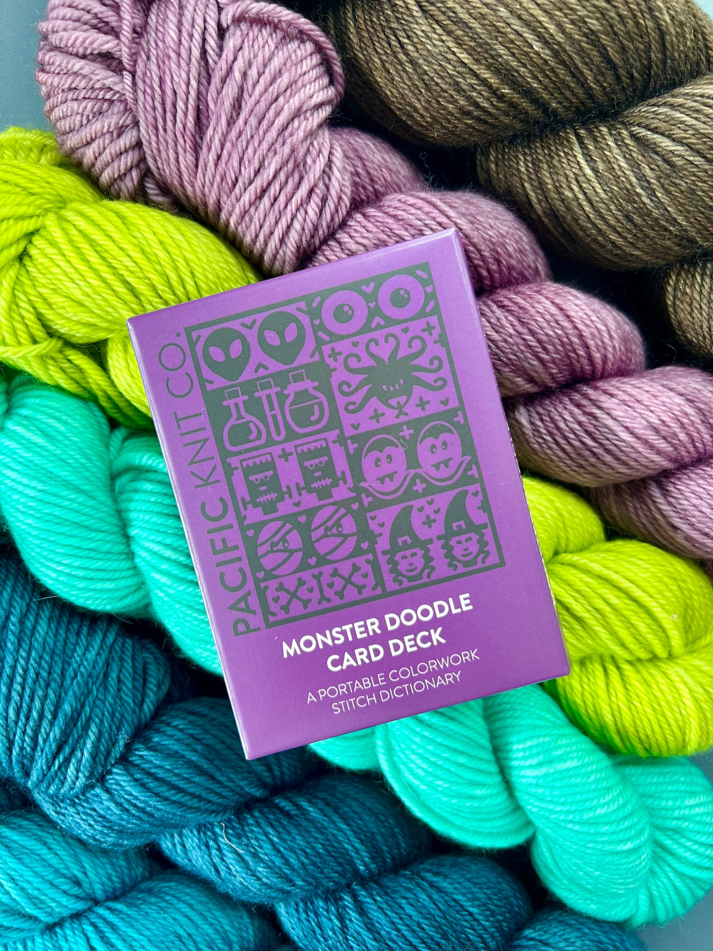 Monster Doodle Card Deck Expansion - Colorwork Knitting Charts