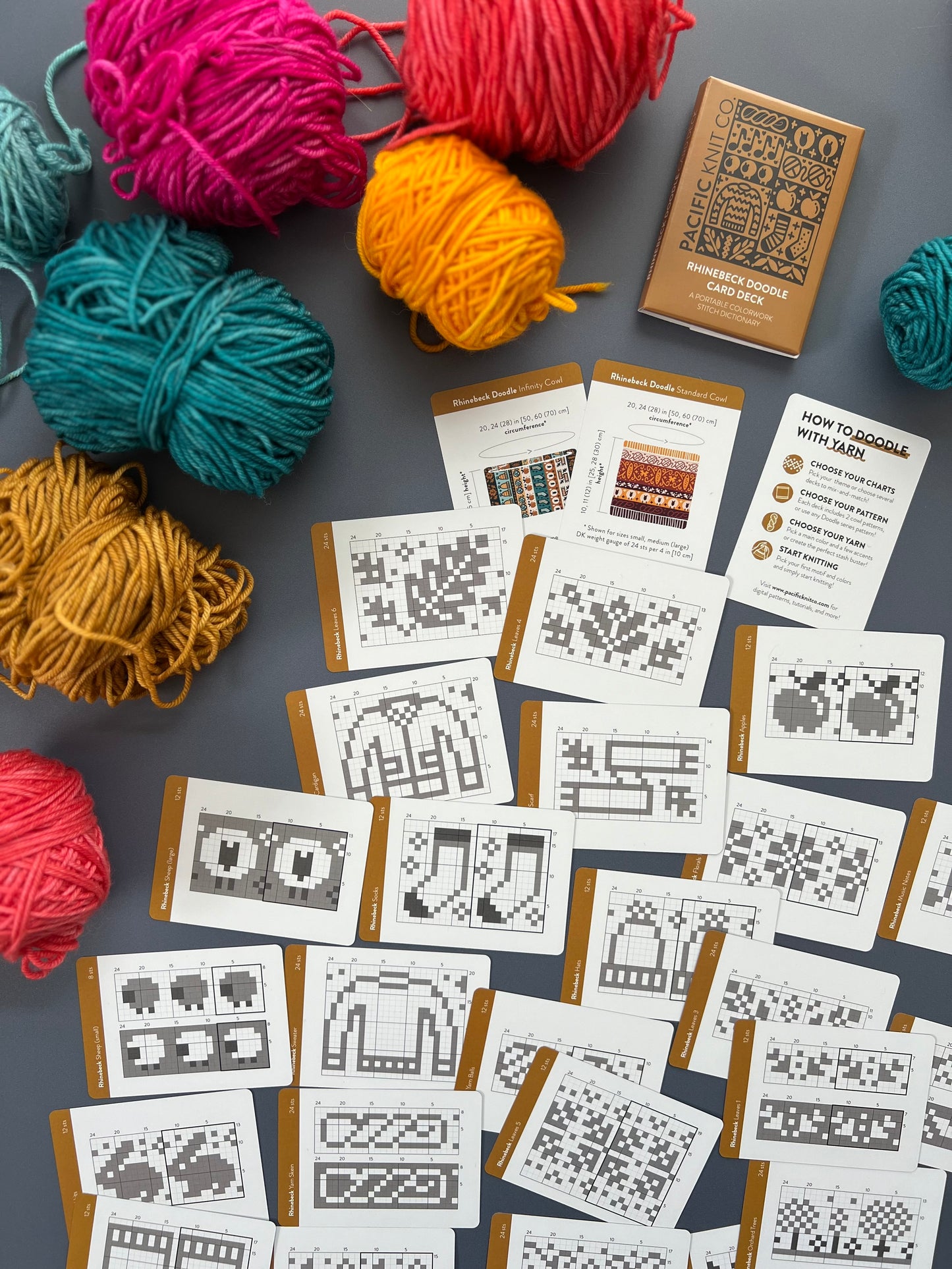 Rhinebeck Doodle Card Deck Expansion - Colorwork Knitting Charts