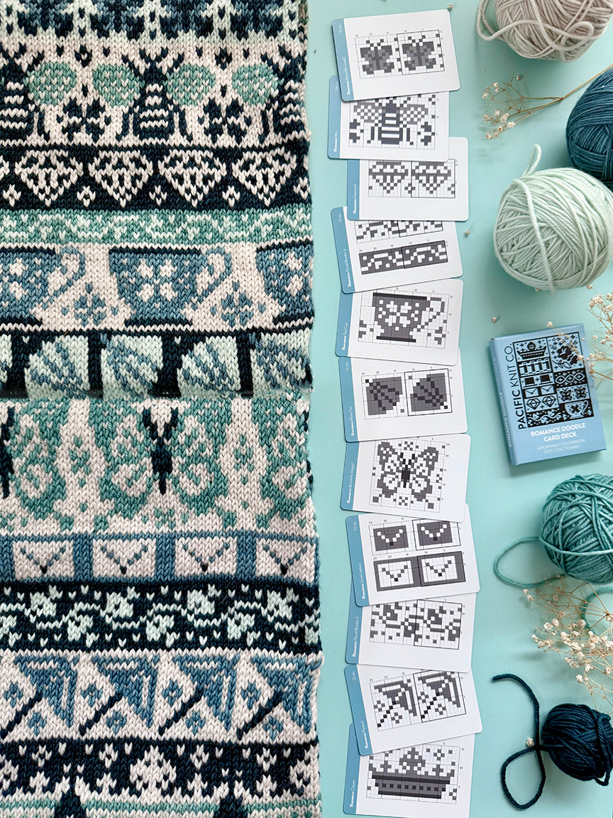 Romance Doodle Card Deck Expansion - Colorwork Knitting Charts