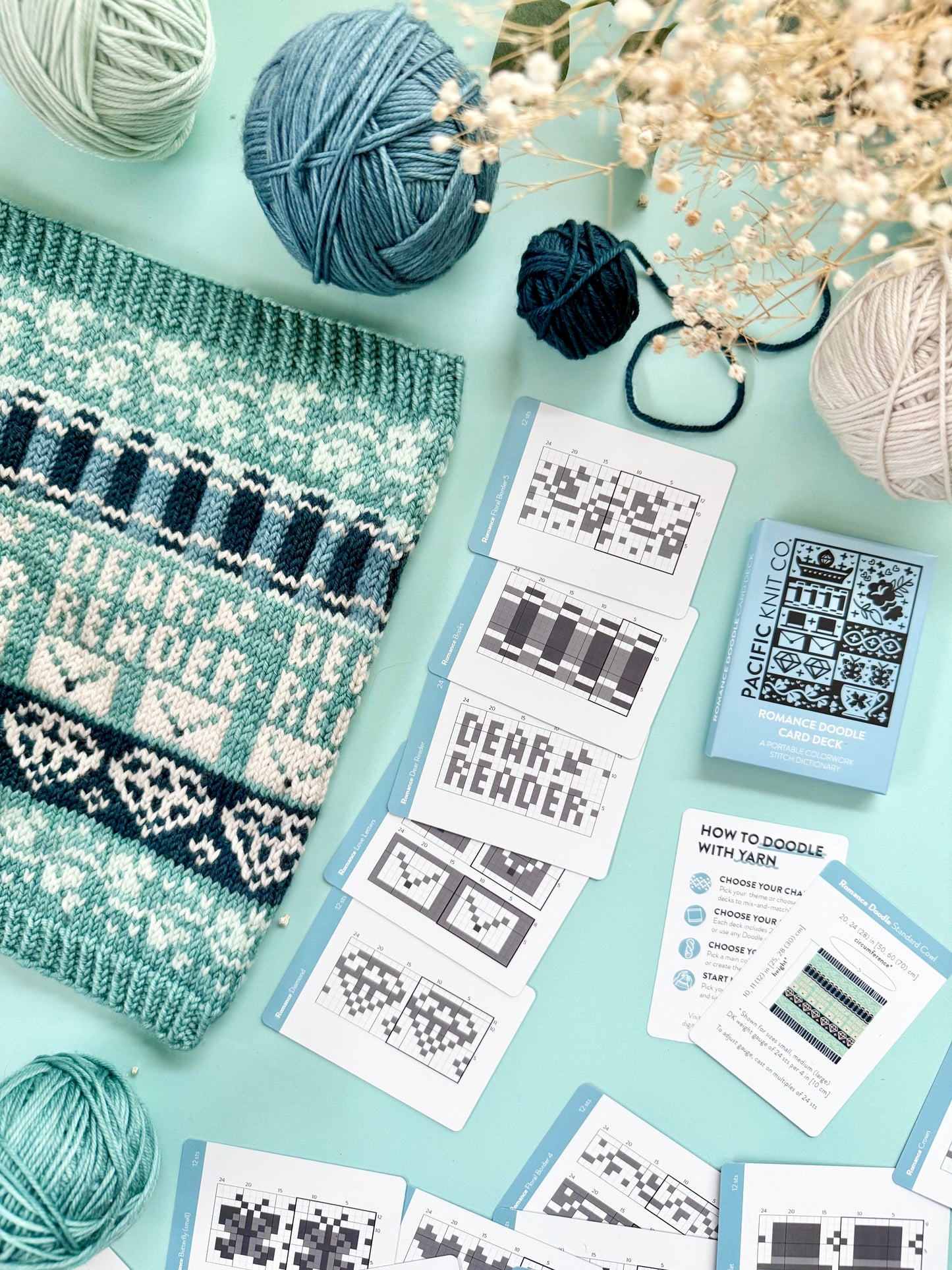 Romance Doodle Card Deck Expansion - Colorwork Knitting Charts