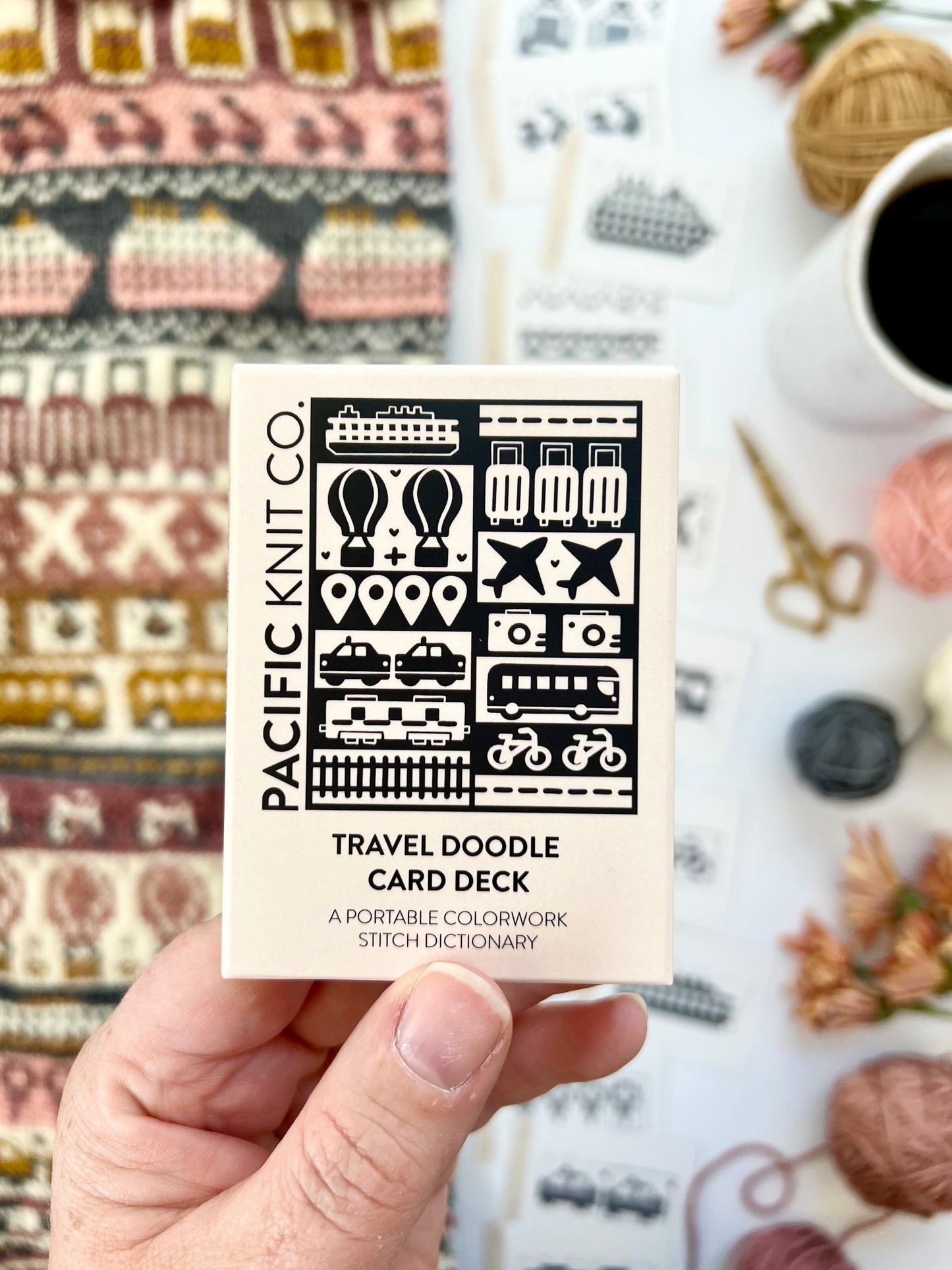 Travel Doodle Card Deck Expansion - Colorwork Knitting Charts