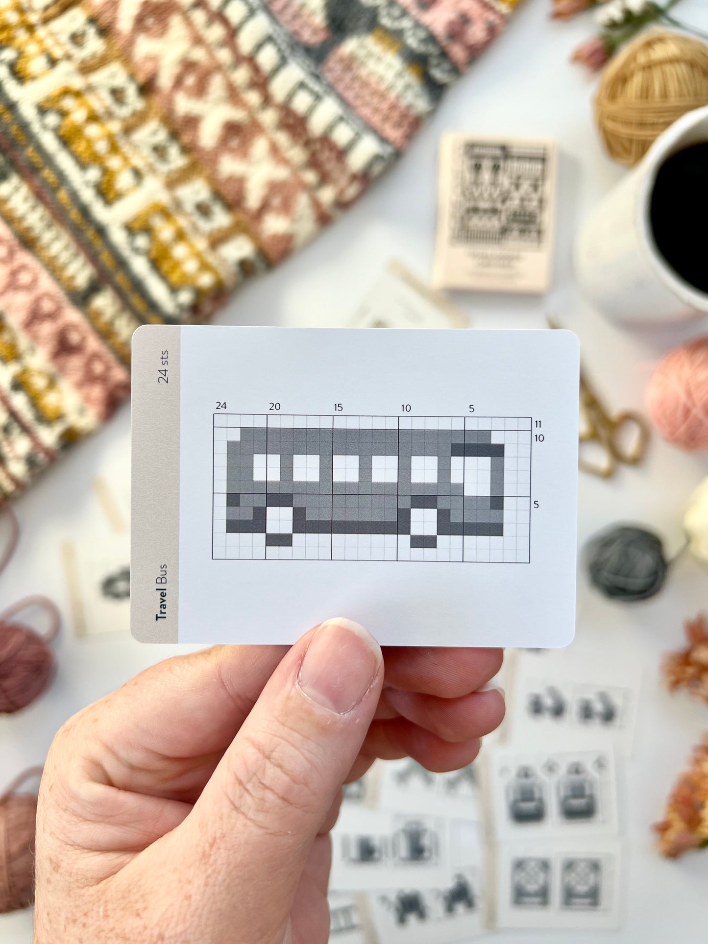 Travel Doodle Card Deck Expansion - Colorwork Knitting Charts