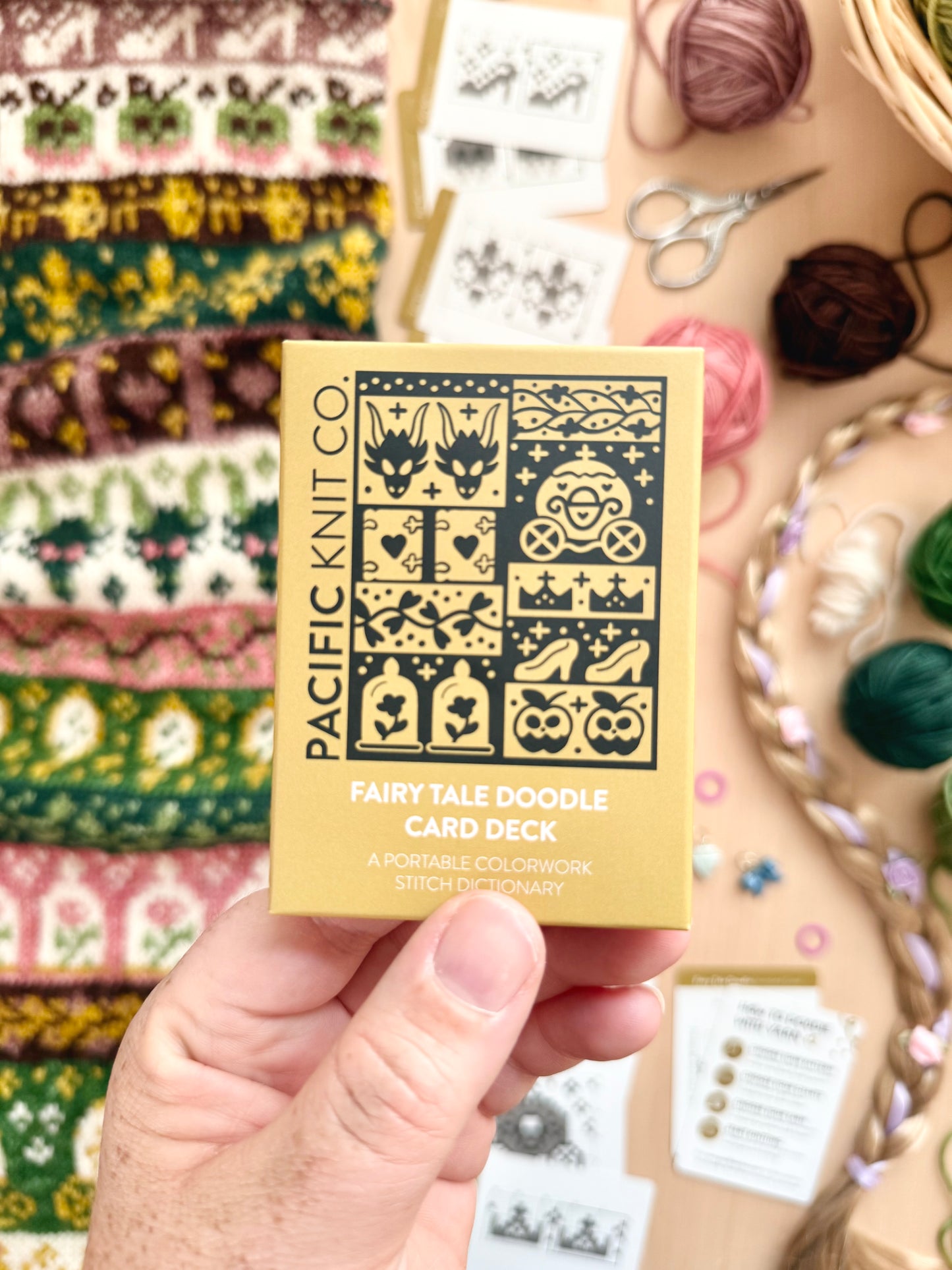 Fairy Tale Doodle Card Deck Expansion - Colorwork Knitting Charts
