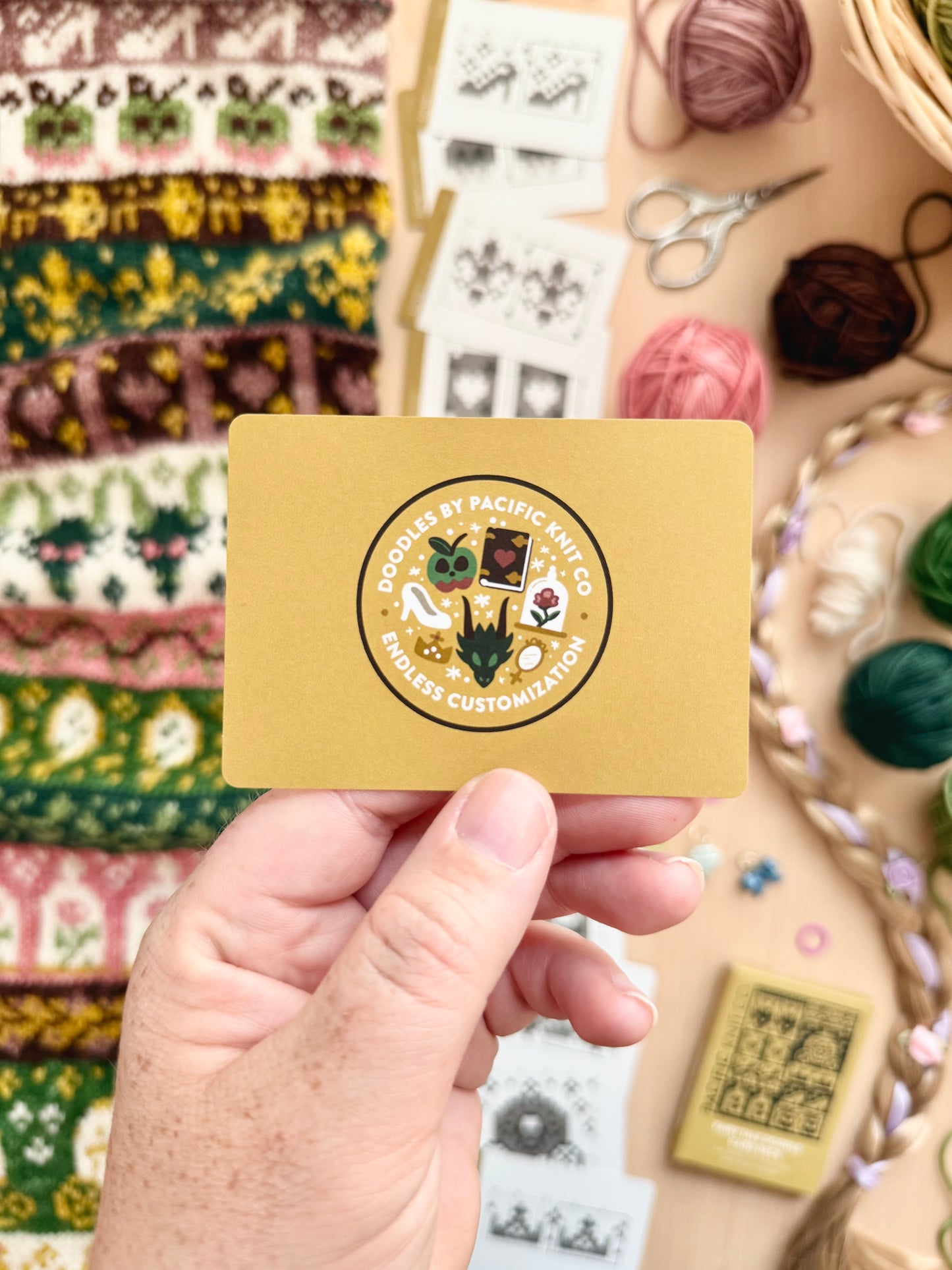 Fairy Tale Doodle Card Deck Expansion - Colorwork Knitting Charts