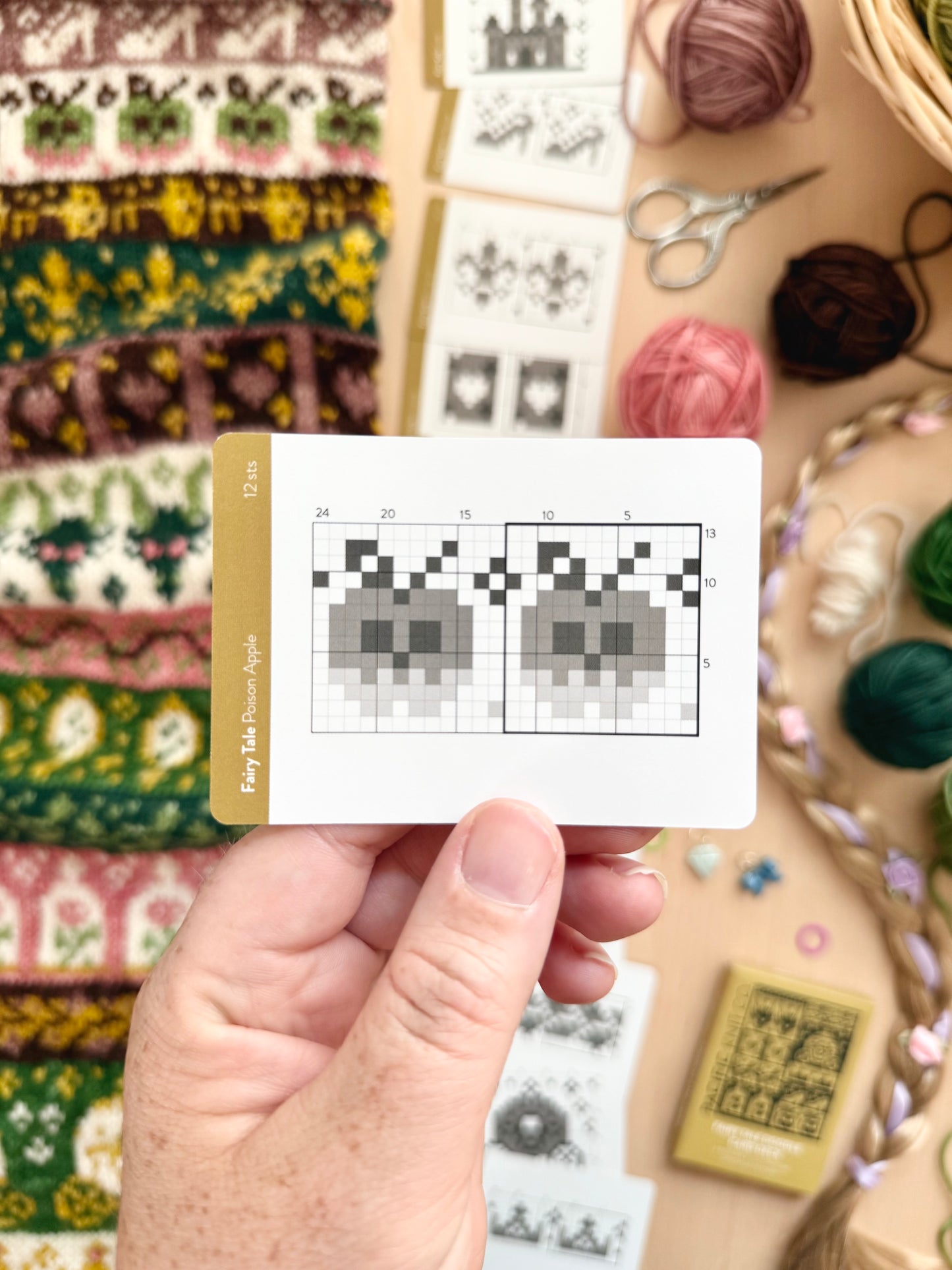 Fairy Tale Doodle Card Deck Expansion - Colorwork Knitting Charts