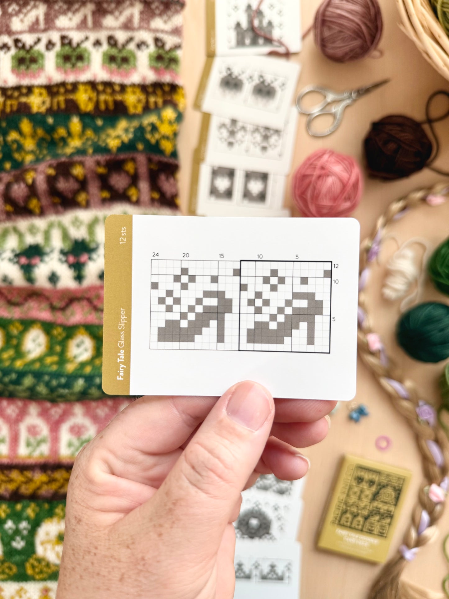 Fairy Tale Doodle Card Deck Expansion - Colorwork Knitting Charts