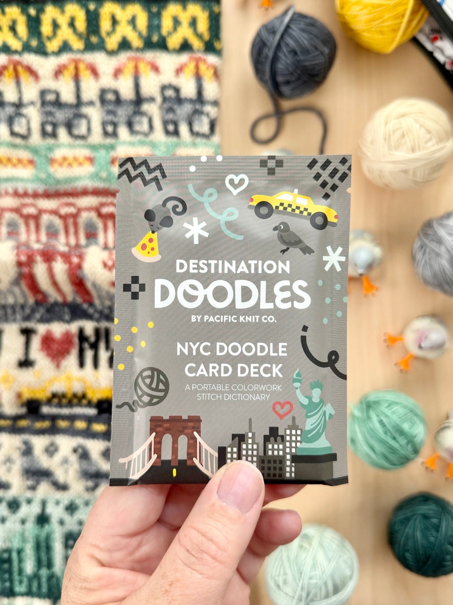 New York Doodle Card Deck Expansion - Colorwork Knitting Charts
