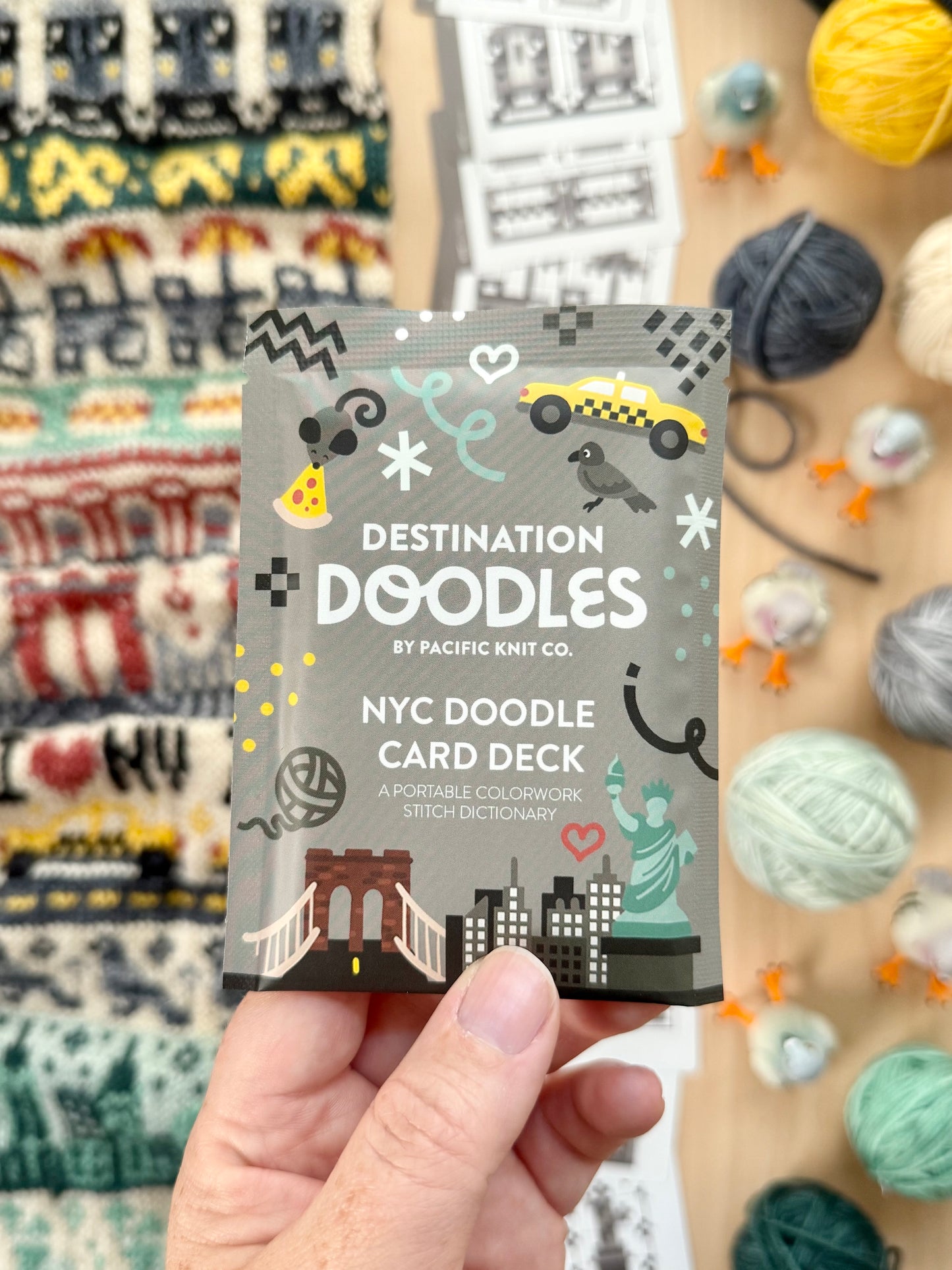 New York Doodle Card Deck Expansion - Colorwork Knitting Charts
