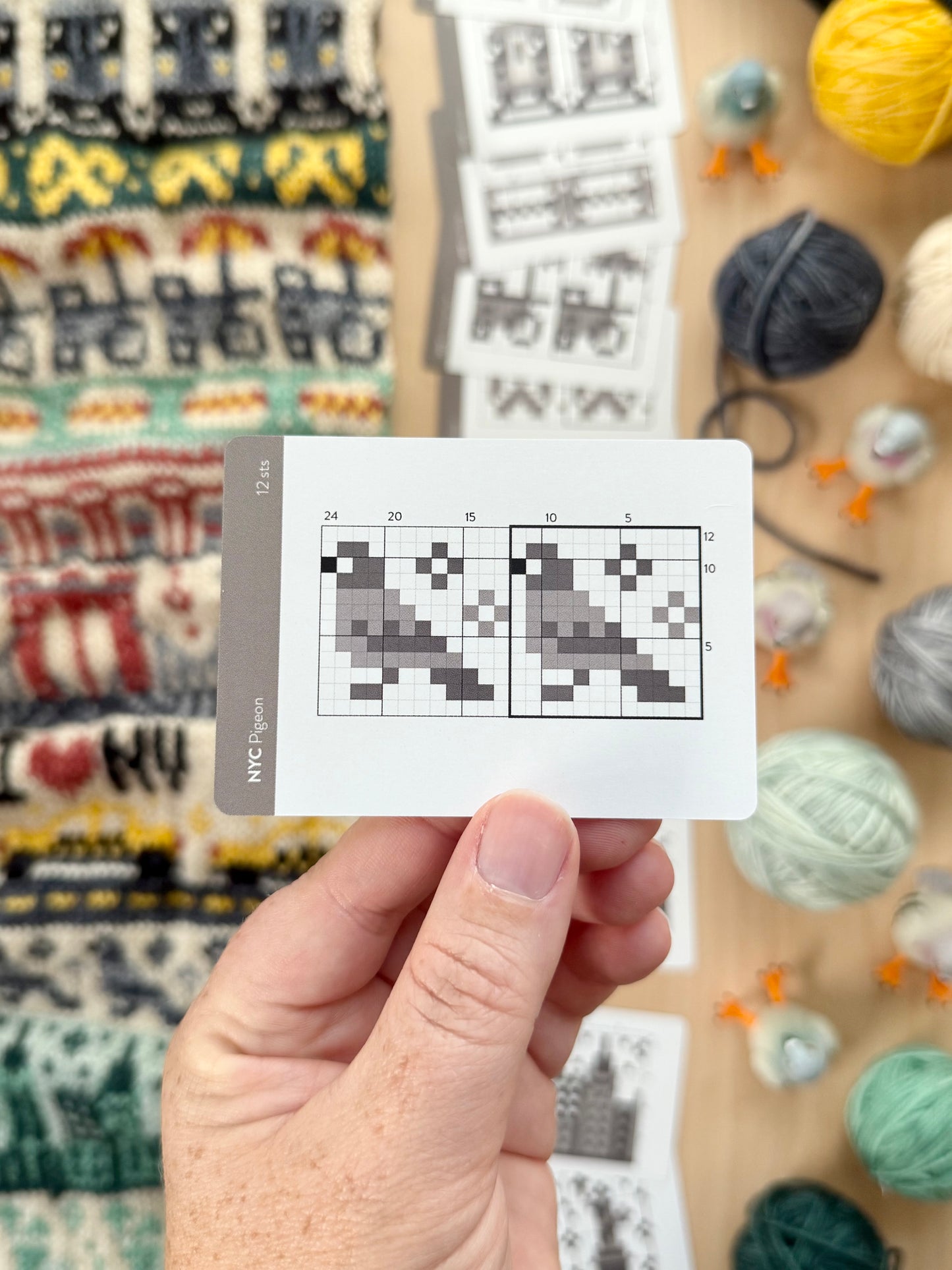 New York Doodle Card Deck Expansion - Colorwork Knitting Charts