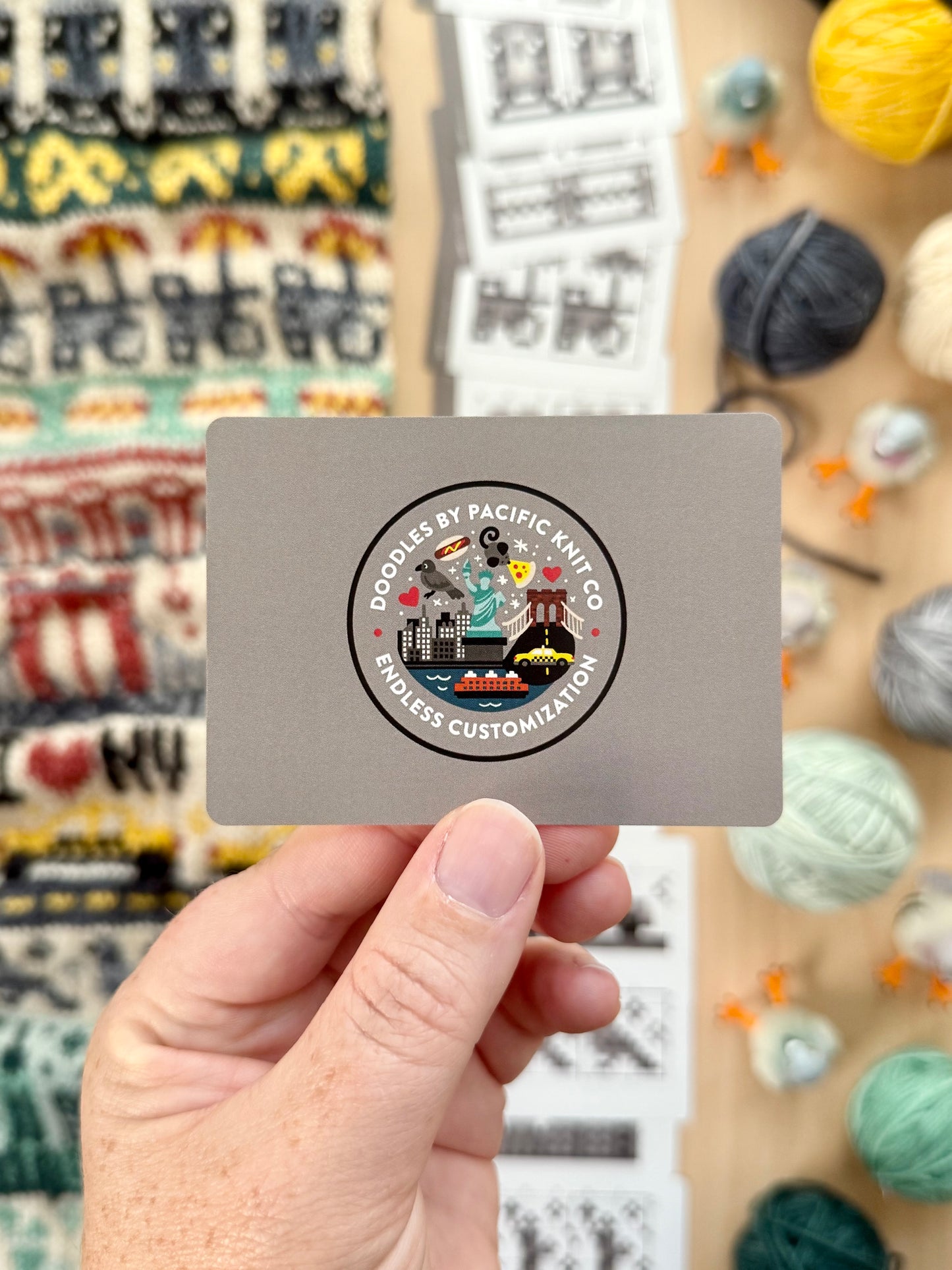 New York Doodle Card Deck Expansion - Colorwork Knitting Charts