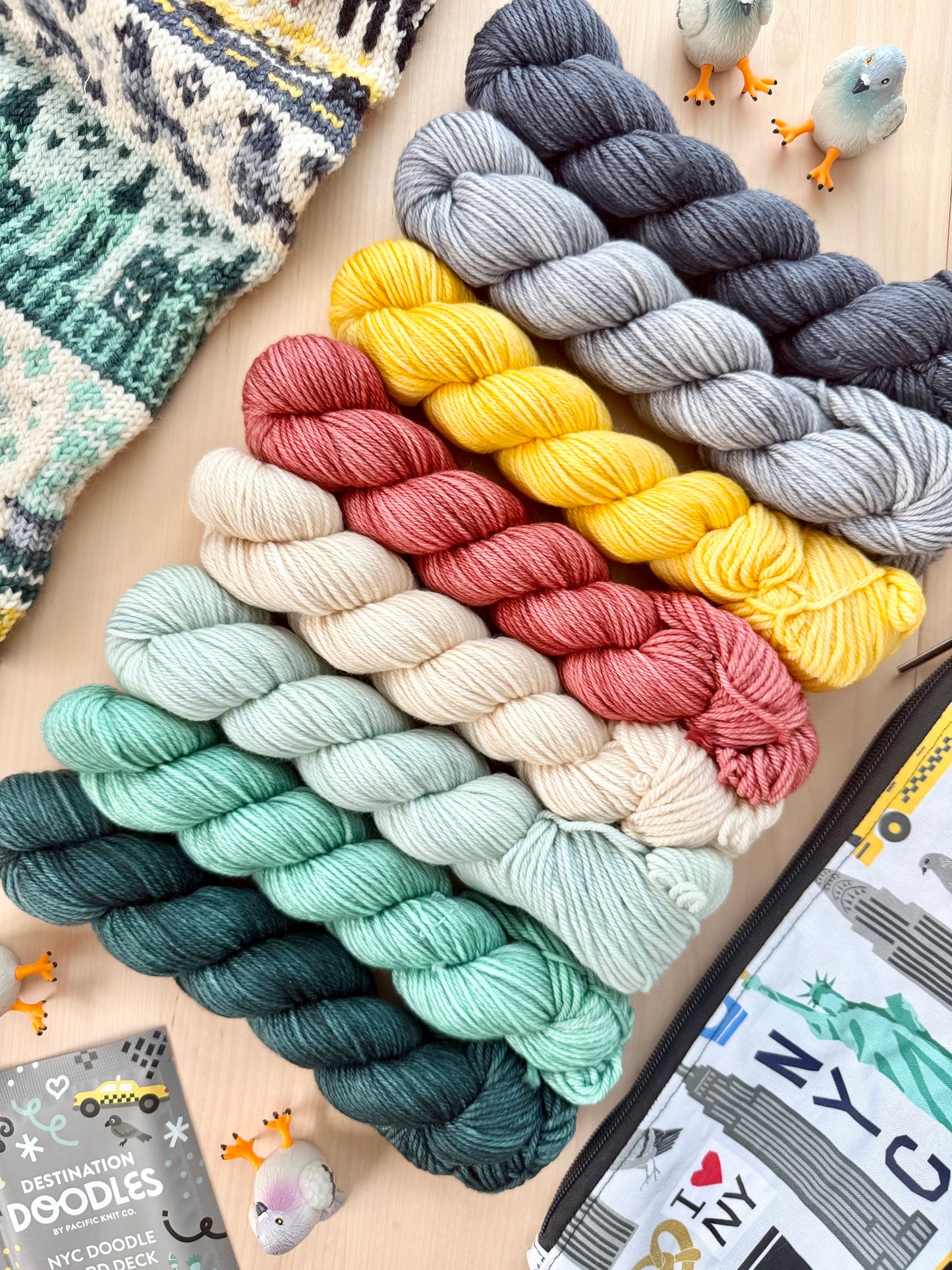 New York Doodle Card Deck Expansion - Colorwork Knitting Charts