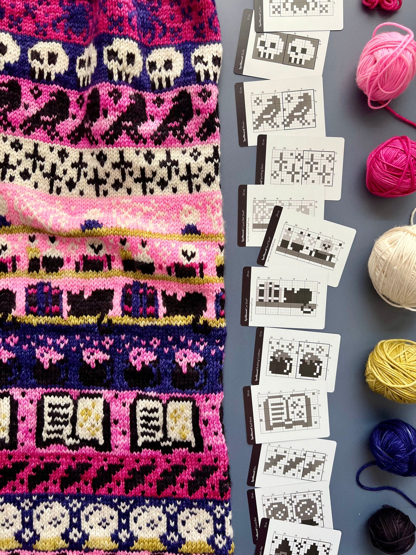 Spellbound Doodle Card Deck Expansion - Colorwork Knitting Charts