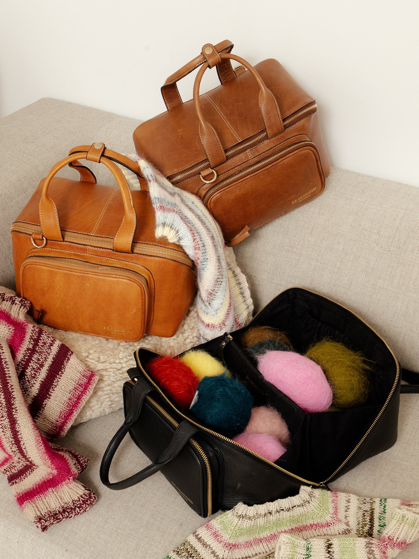 Project 39 Re:Designed Leather Project Bag