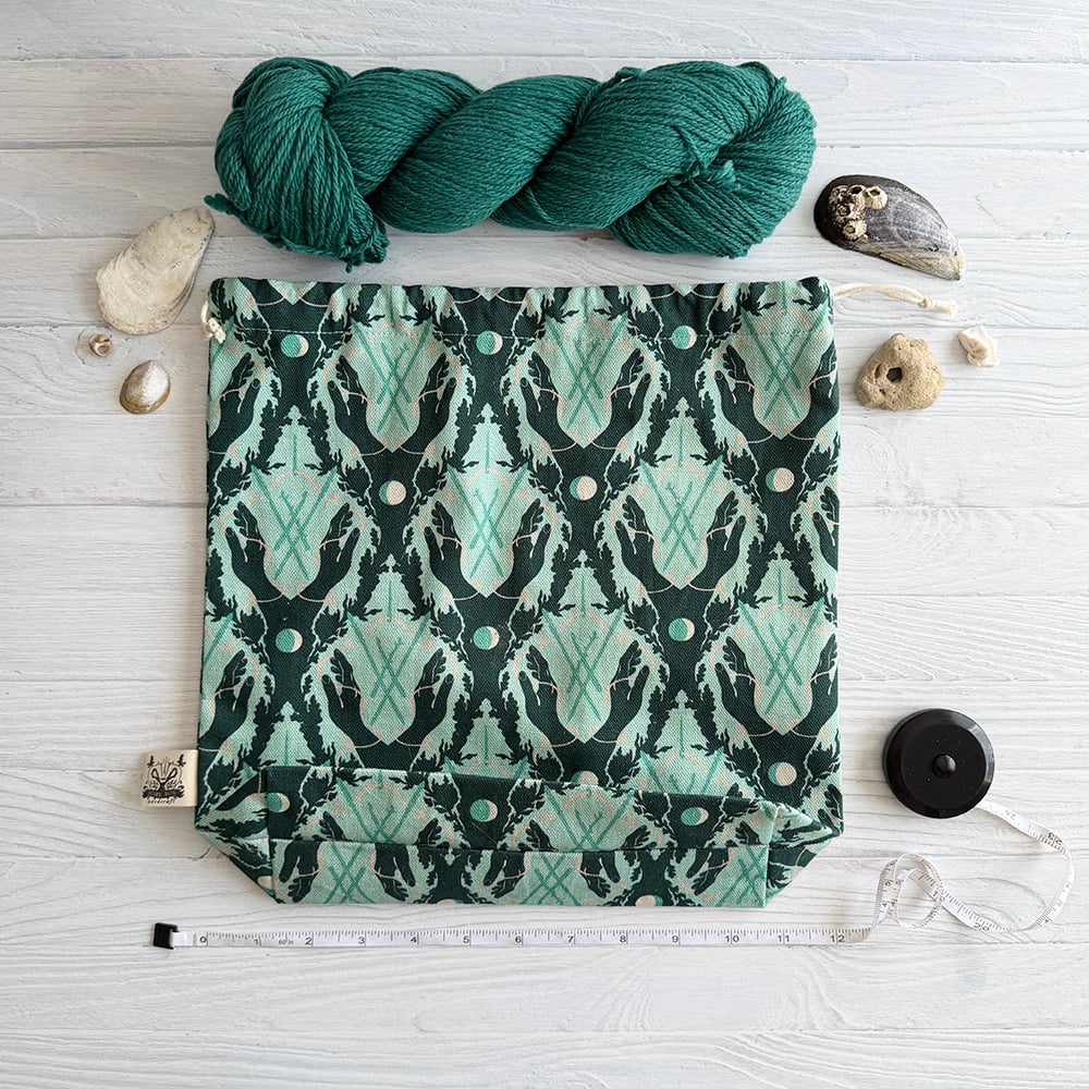 Song of the Sea Project Bag by Home Row Handcraft