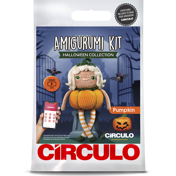 Pumpkin Girl Amigurumi Kit - Halloween Collection