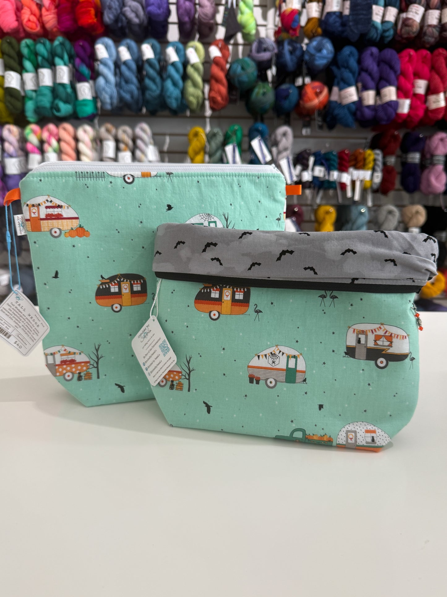 Spooky Camper Project Bag by JessaLu