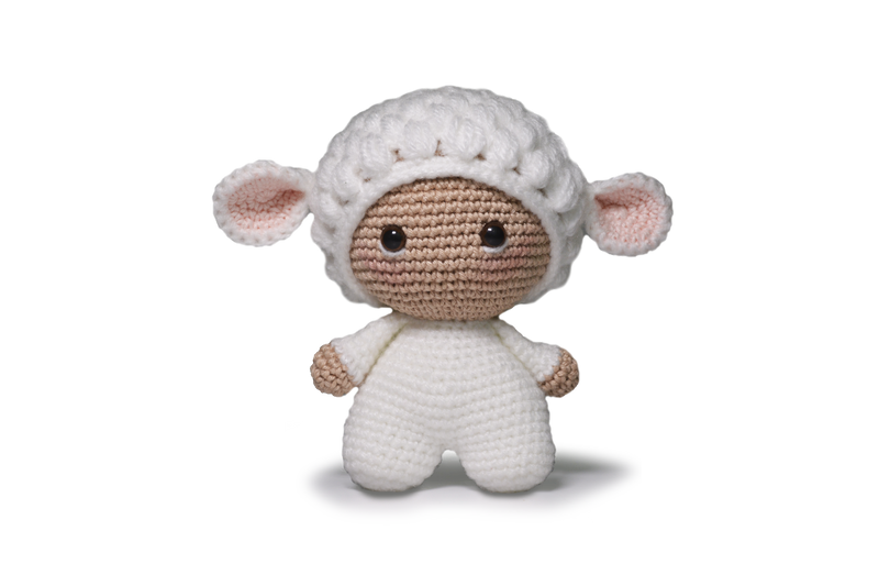 Sheep Munchkin Crochet Amigurumi Kit