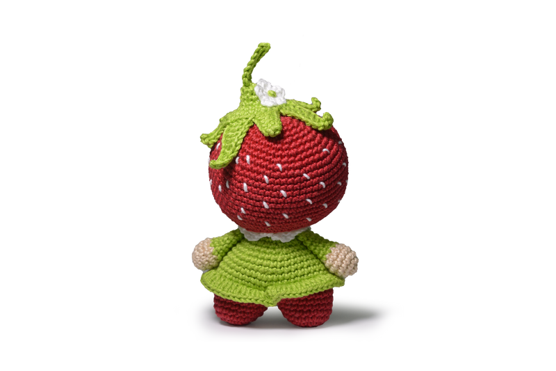 Strawberry Munchkin Crochet Amigurumi Kit