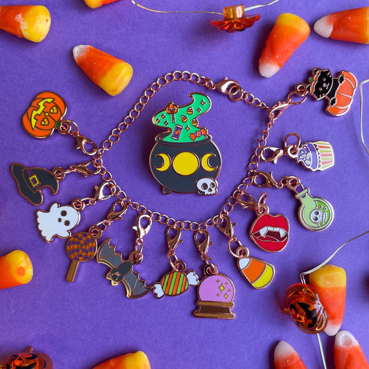 Limited Edition Halloween Lobster Claw Charms by Kitty with a Cupcake