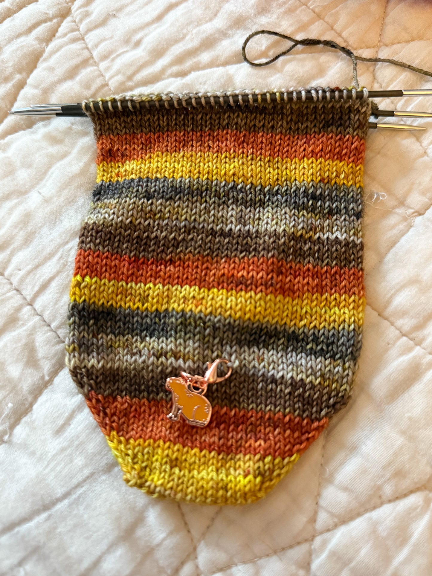 October Graveyard - Exclusive Self Striping Yarn by Valkyrie Fibers