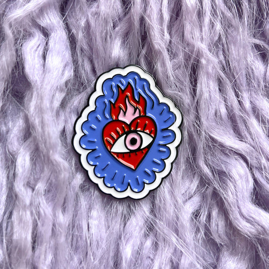 Burnin' Love Enamel Pin